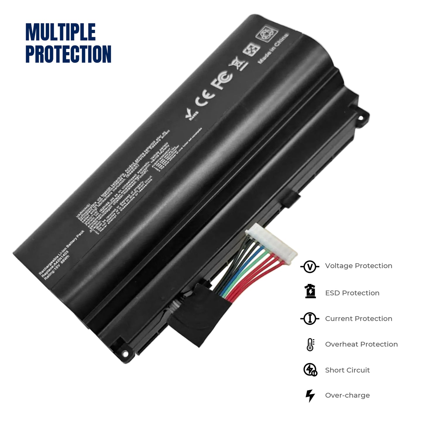 KELESY A42N1403 bateria laptop for ASUS G751 G751JM G751JT G751JT-CH71 G751J-BHI7T25 G751JY GFX71JY GFX71JT A42LM93