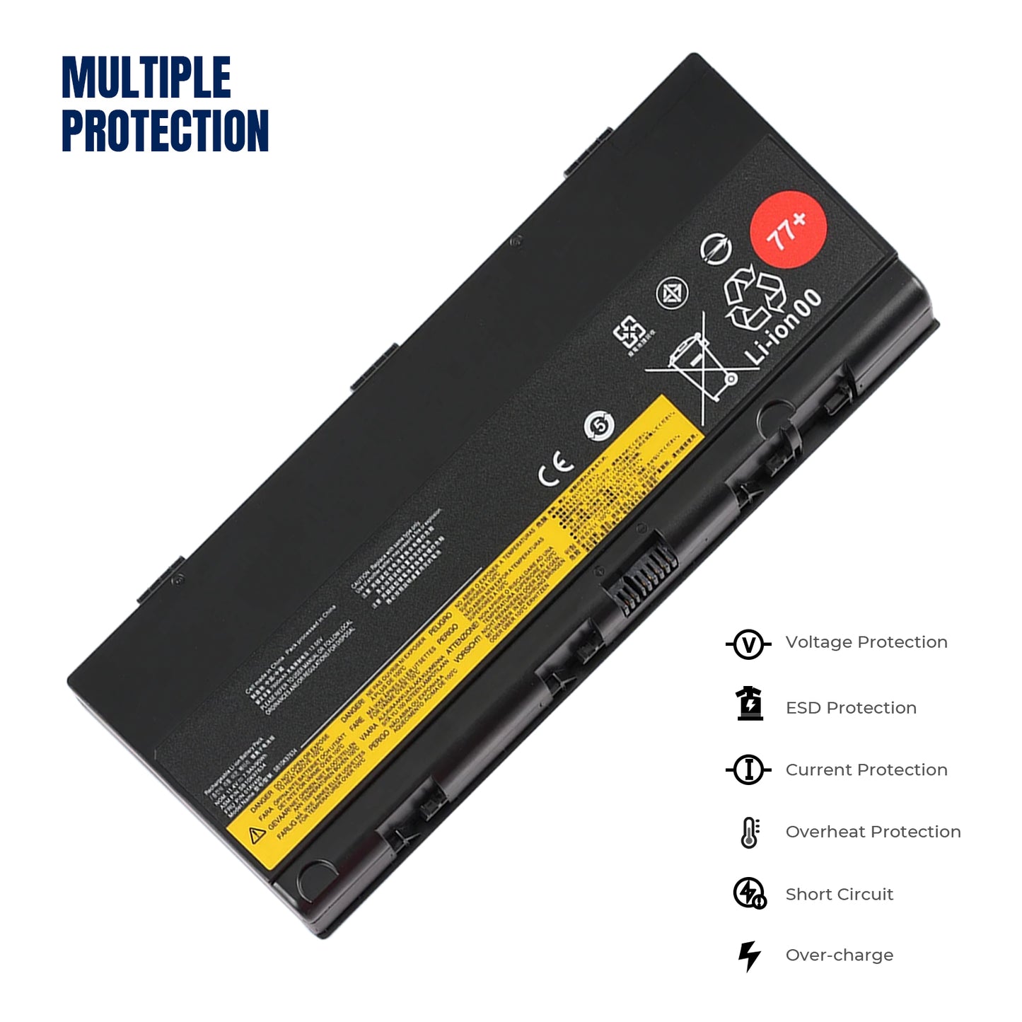 KELESY batería para LENOVO Thinkpad P50, P51, P52, 00NY490, 00NY491, 00NY492, SB10H45075, SB10H45076, SB10H45078, L17L6P51
