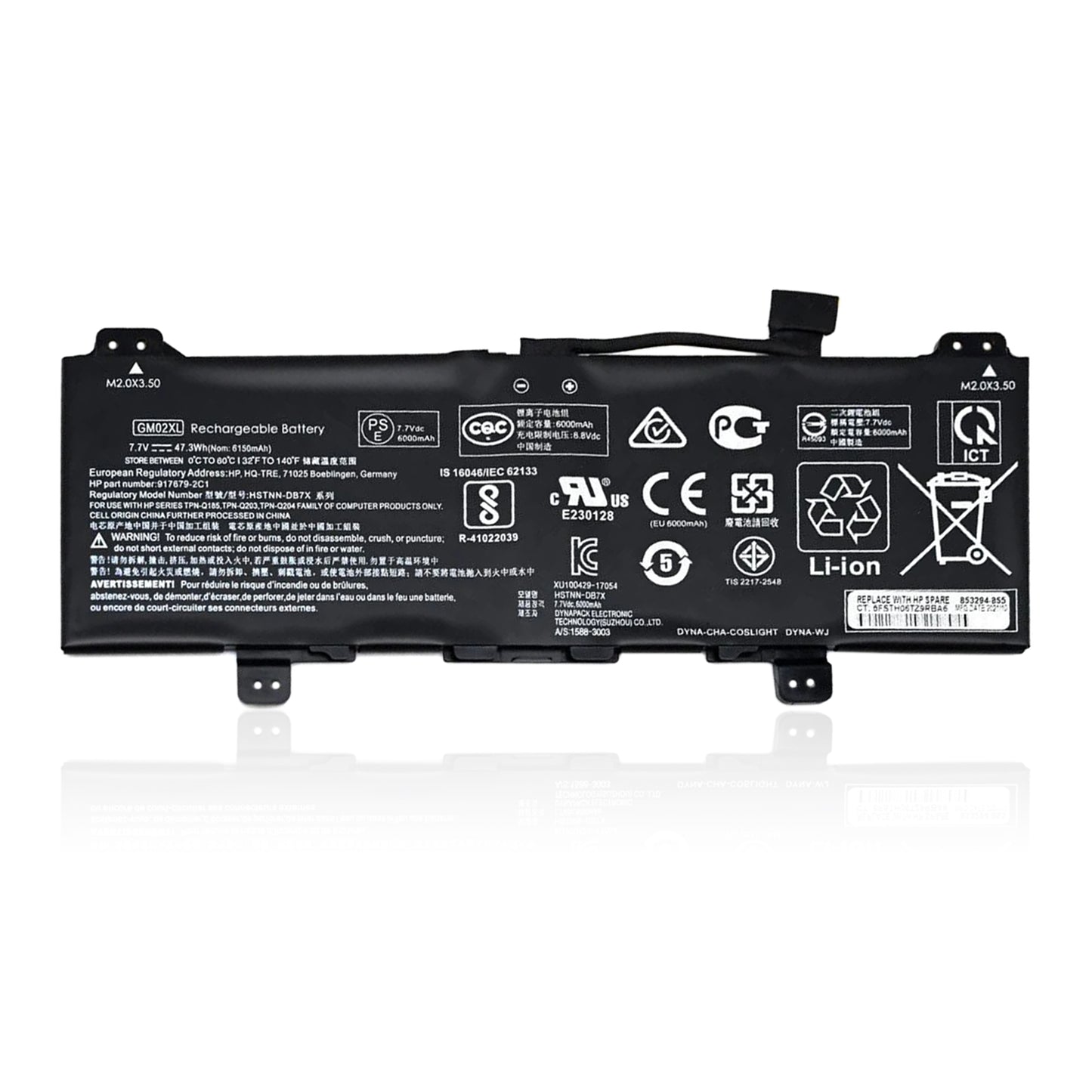 KELESY GM02XL Laptop Battery For HP Chromebook 14 G5 Chromebook X360 11 G1 Series 917679-271 HSTNN-DB7X HSTNN-UB7M GM02