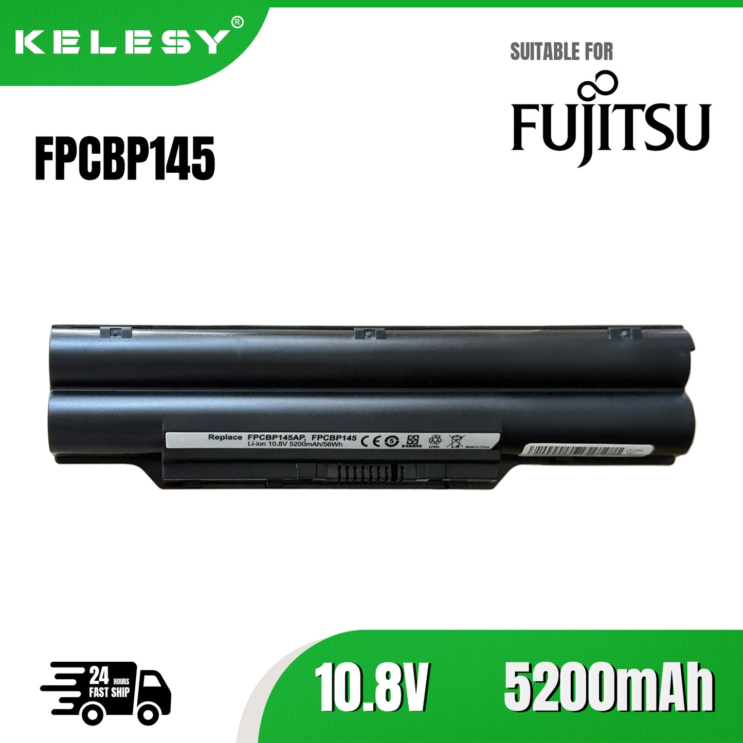 KELESY FPCBP145 FMVNBP146 batería para Fujitsu lifebook e751 FMVNBP178 FMVNBP198 FMVNBP199 FPCBP145 LifeBook S2210,S6310