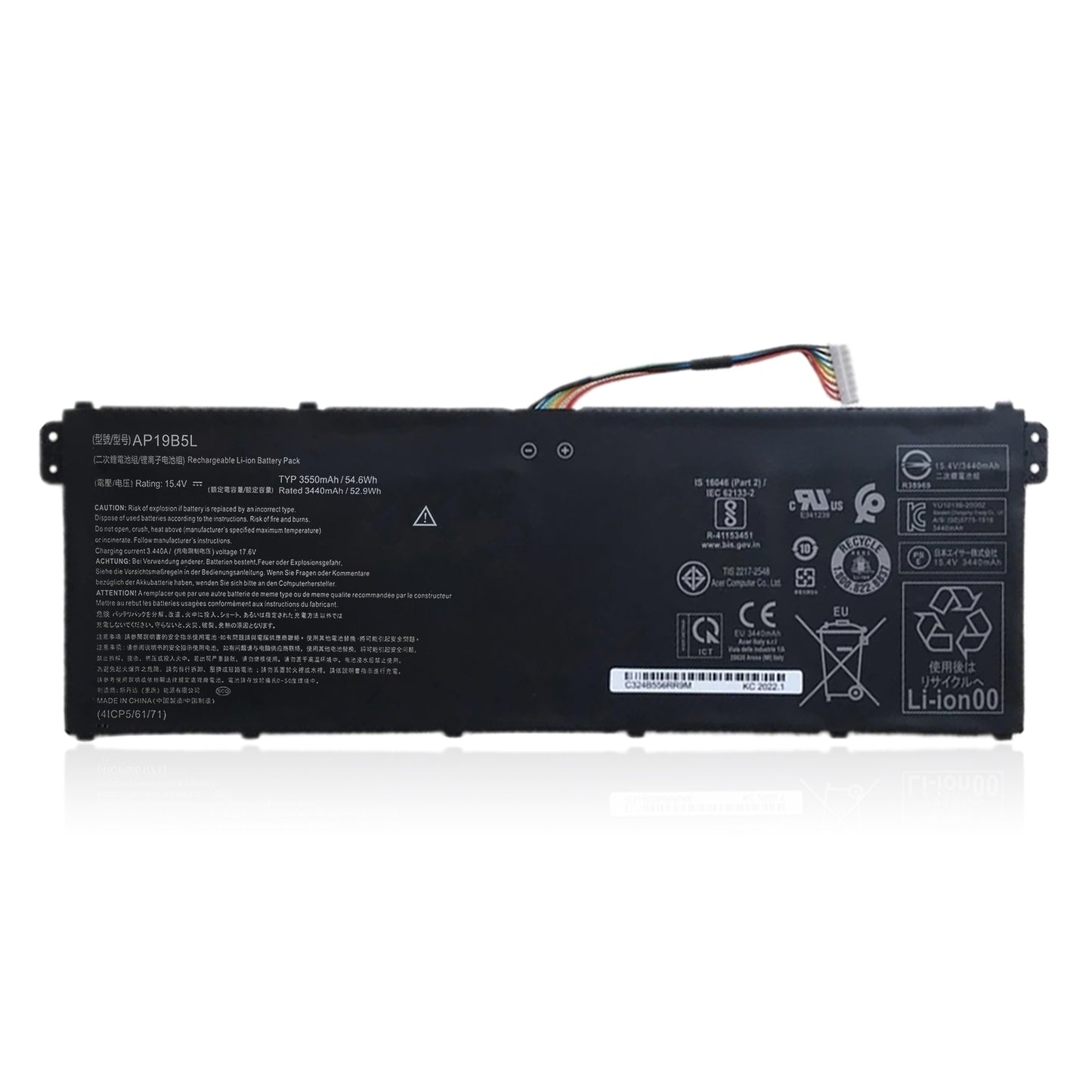 KELESY AP19B5L Laptop Battery For Acer Swift S40-52,Aspire 5 A515-43-DDR4 SF314-42 SP314-21N-R5FR Vero AV15-51