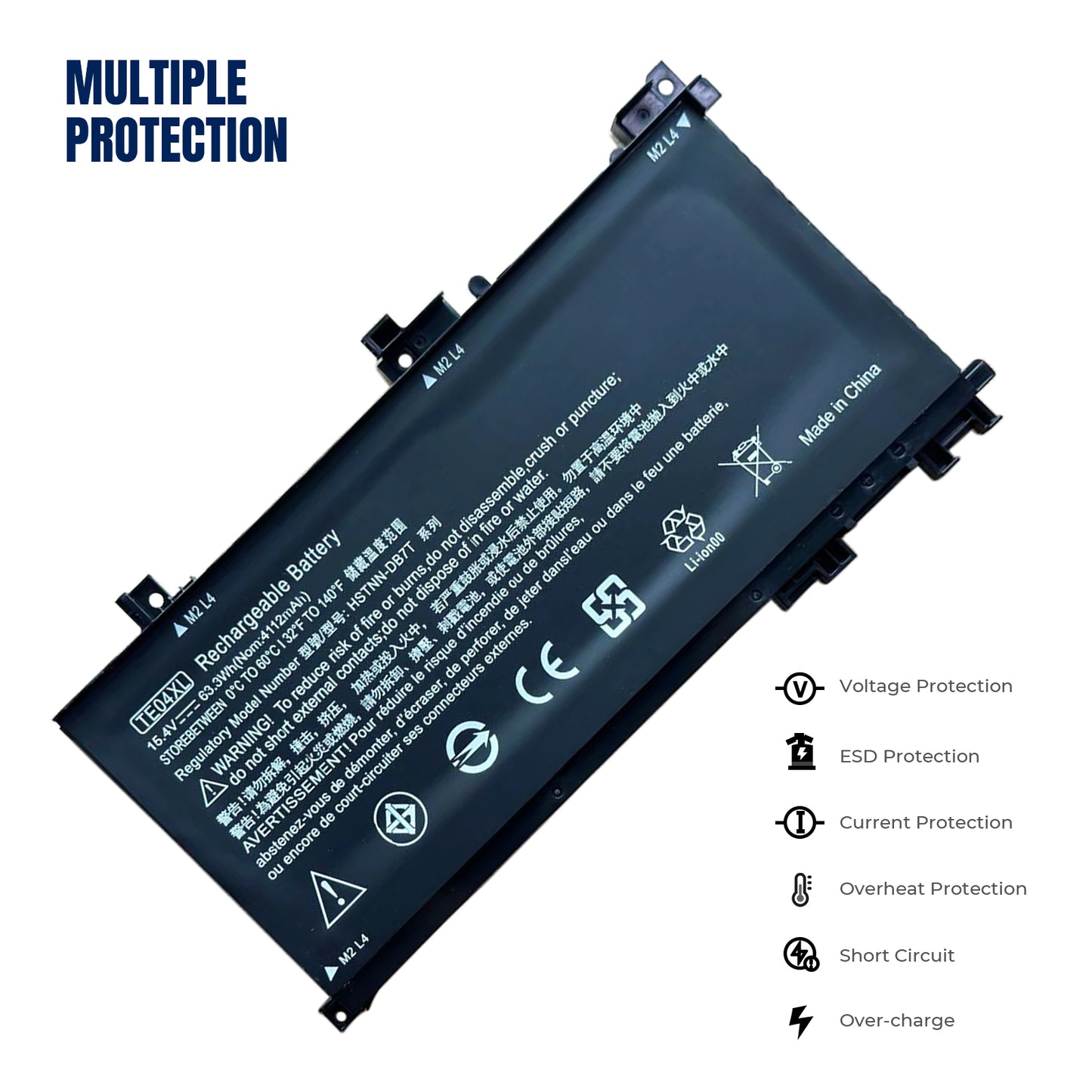KELESY DB7T TE04XL Battery For HP OMEN 15-ax200 15-ax210TX 15-ax235nd 15-ax202na 905277-855 HSTNN-DB7T 905175-2C1 HSTNN-UB7A