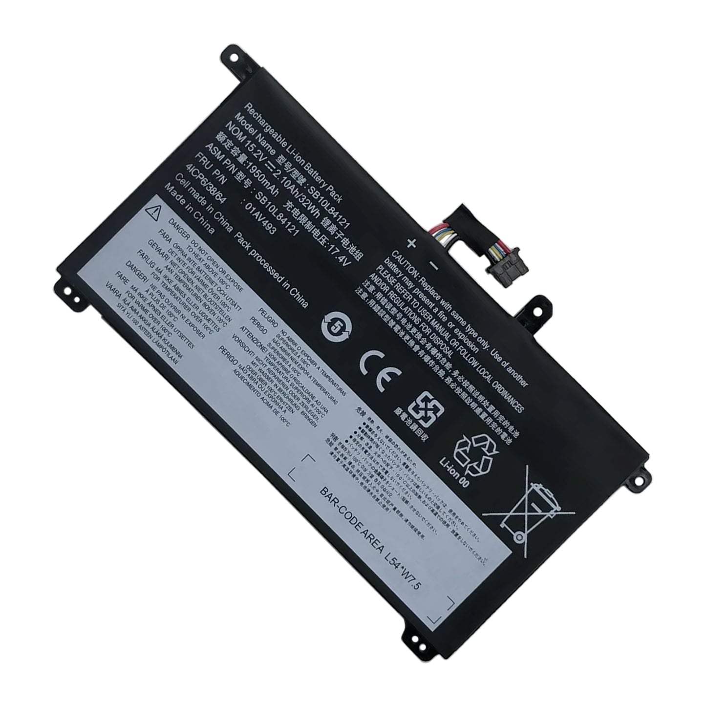 KELESY 32Wh 01AV493 Laptop Battery For Lenovo Thinkpad T570 T580 P51S P52S Series SB10L84121 SB10L84122 SB10L84123