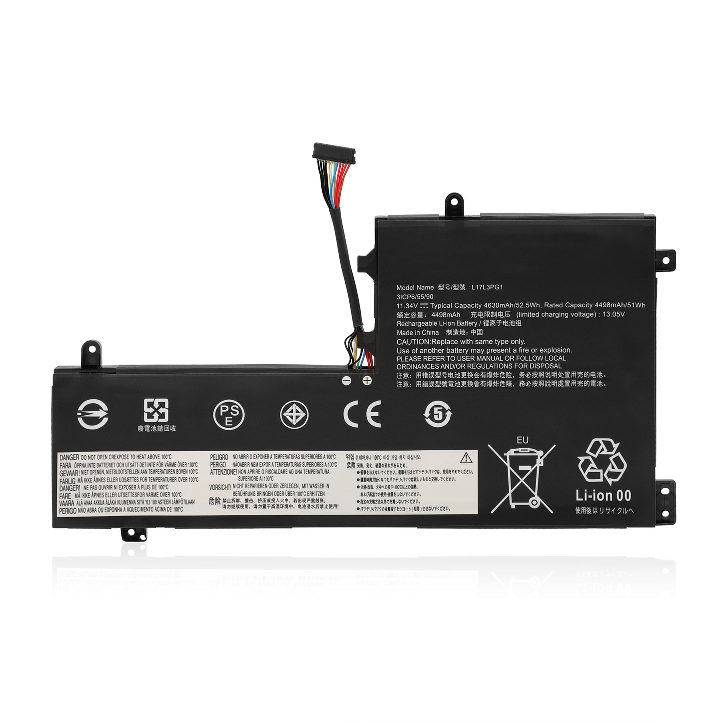 KELESY Оригинал для Lenovo Legion Y530 Y530-15ICH Y7000 Y7000P 2018/2019 L17C3PG2 L17L3PG1 L17M3PG1 L17M3PG3 Аккумулятор для ноутбука