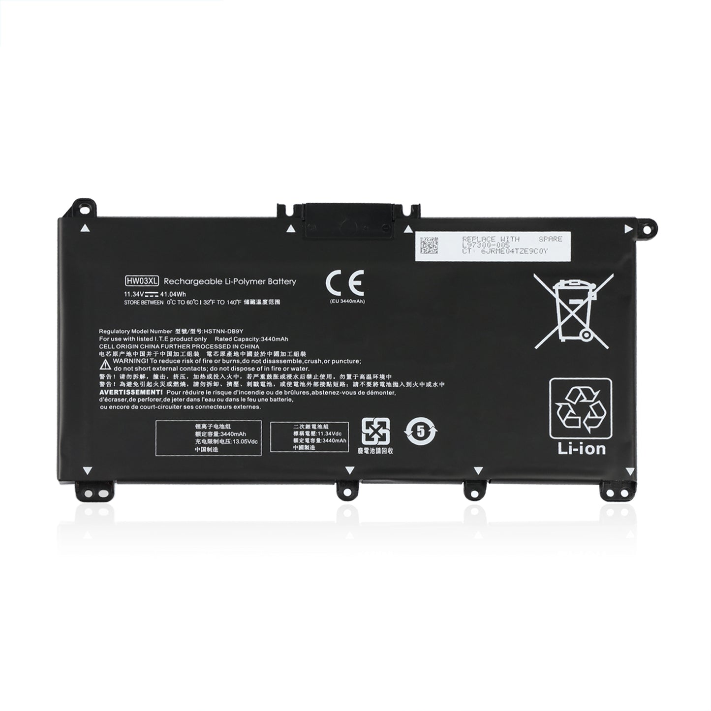 KELESY 11.34V 41.04Wh Computer Battery Laptop HW03XL For HP 15-EG0067ST HSTNN-IB90 HSTNN-LB8U L97300-005 L96887-421 New