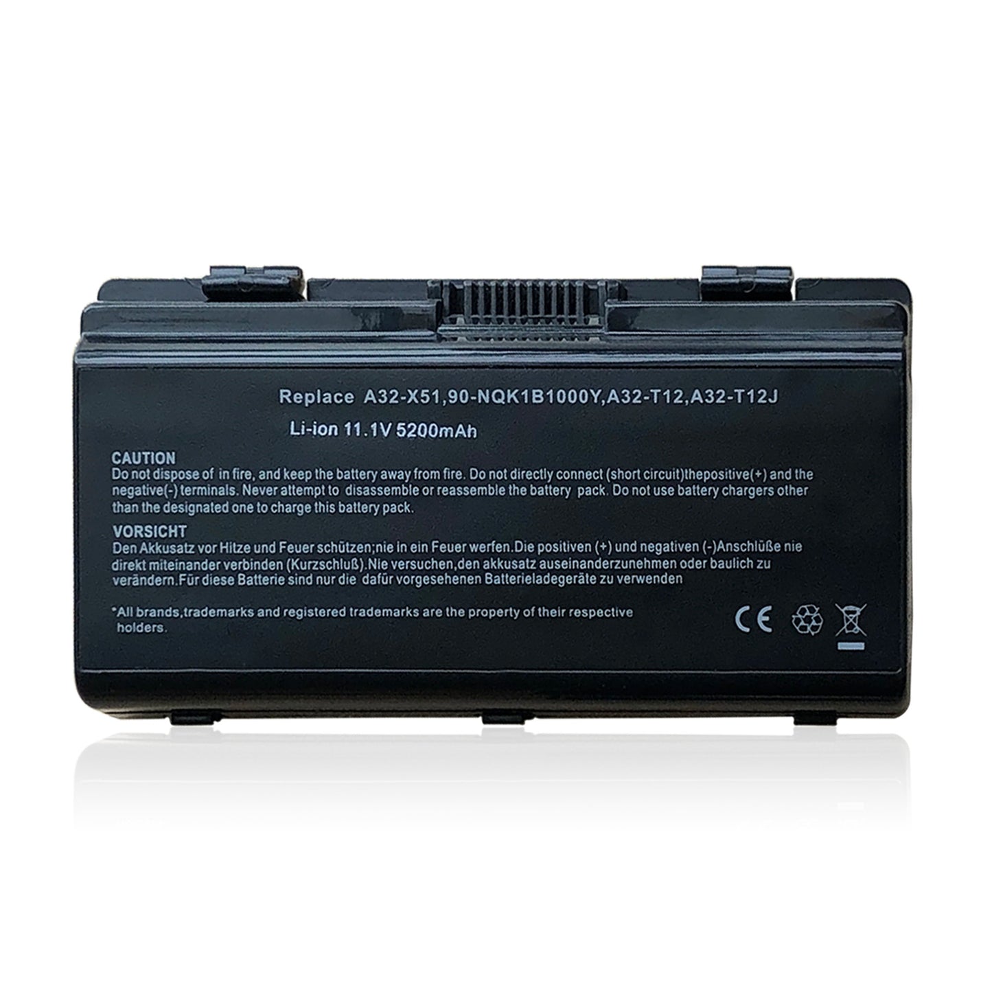 KELESY Batería de ordenador portátil A32-T12 90-NQK1B1000Y, A32-X51 para Asus T12, T12C, T12Er, T12Fg, T12Jg, T12Mg, T12Ug