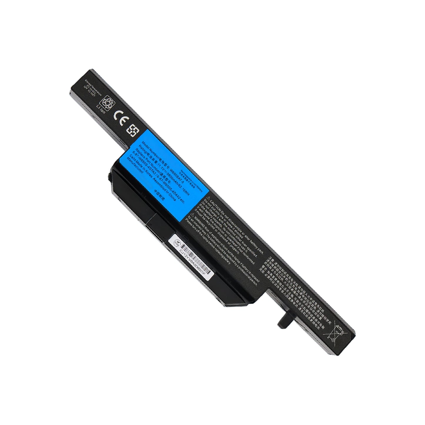 KELESY 5600mAh W650BAT-6 batería del ordenador portátil para Hasee K610C K650D K750D K570N K710C K590C K750D G150SG G150S