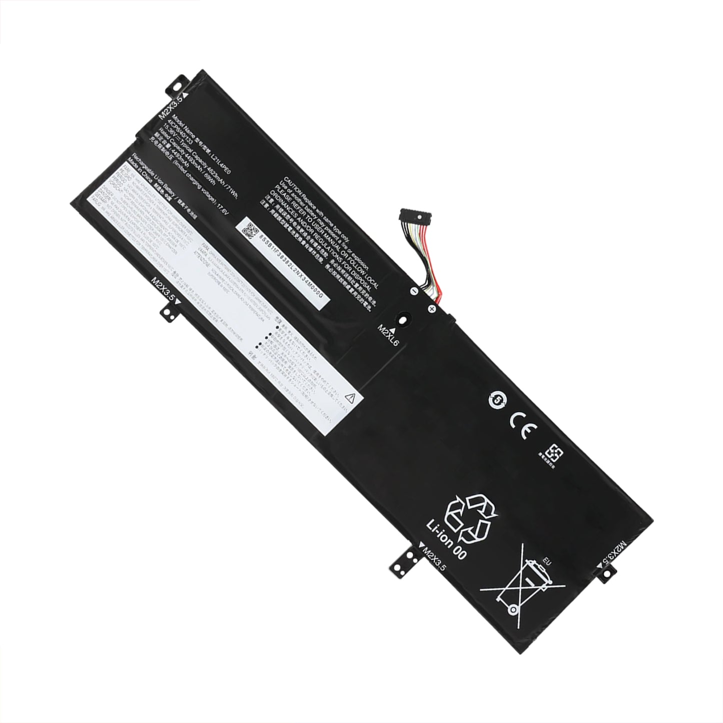 KELESY L21L4PE0 Laptop Battery For Lenovo Yoga 7-14IAL7 Series 82QE 82VD L21B4PE2 L21M4PE3 SB11F38382 5B11F38372 15.36V 71Wh
