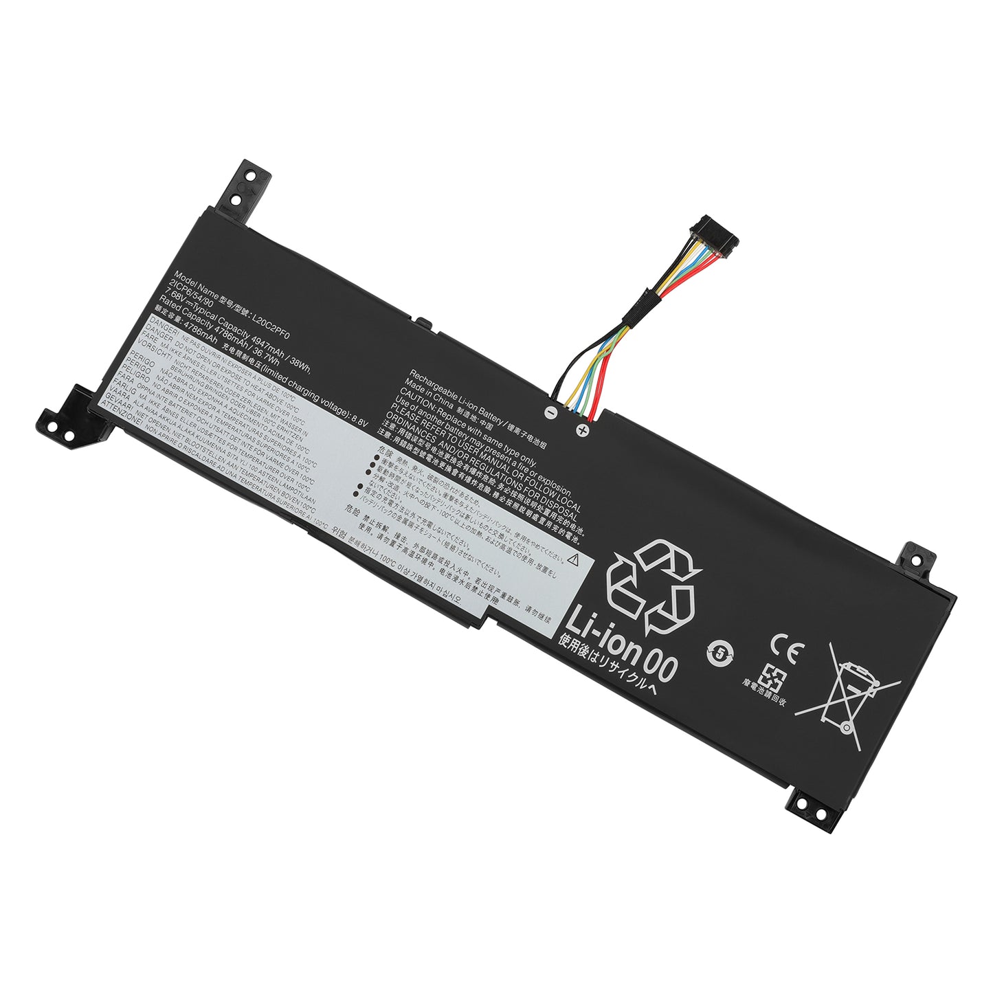 KELESY New L20L2PF0 L20C2PF0 L20M2PF0 L20L3PF0 L20C3PF0 L20M3PF0 Battery For Lenovo IdeaPad 3-14ALC6 Gen 6 V14 V15 V17 G2 ITL