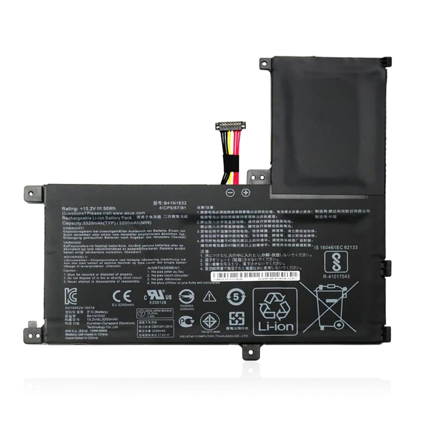KELESY New Genuine Original B41N1532 15.2V 50Wh Laptop Battery for ASUS Zenbook Flip Q504U Q504UA Q504UAK UX560UA 0B200-0201010