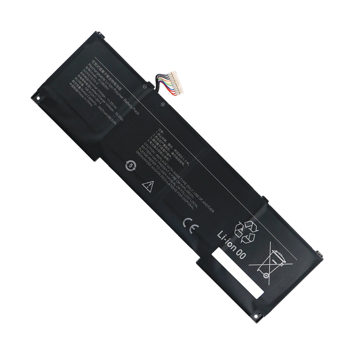 Аккумулятор KELESY R15B05W для ноутбука Xiaomi Pro X15 Notebook Pro X 15 11,55 В 80 Вт·ч 6927 мА·ч
