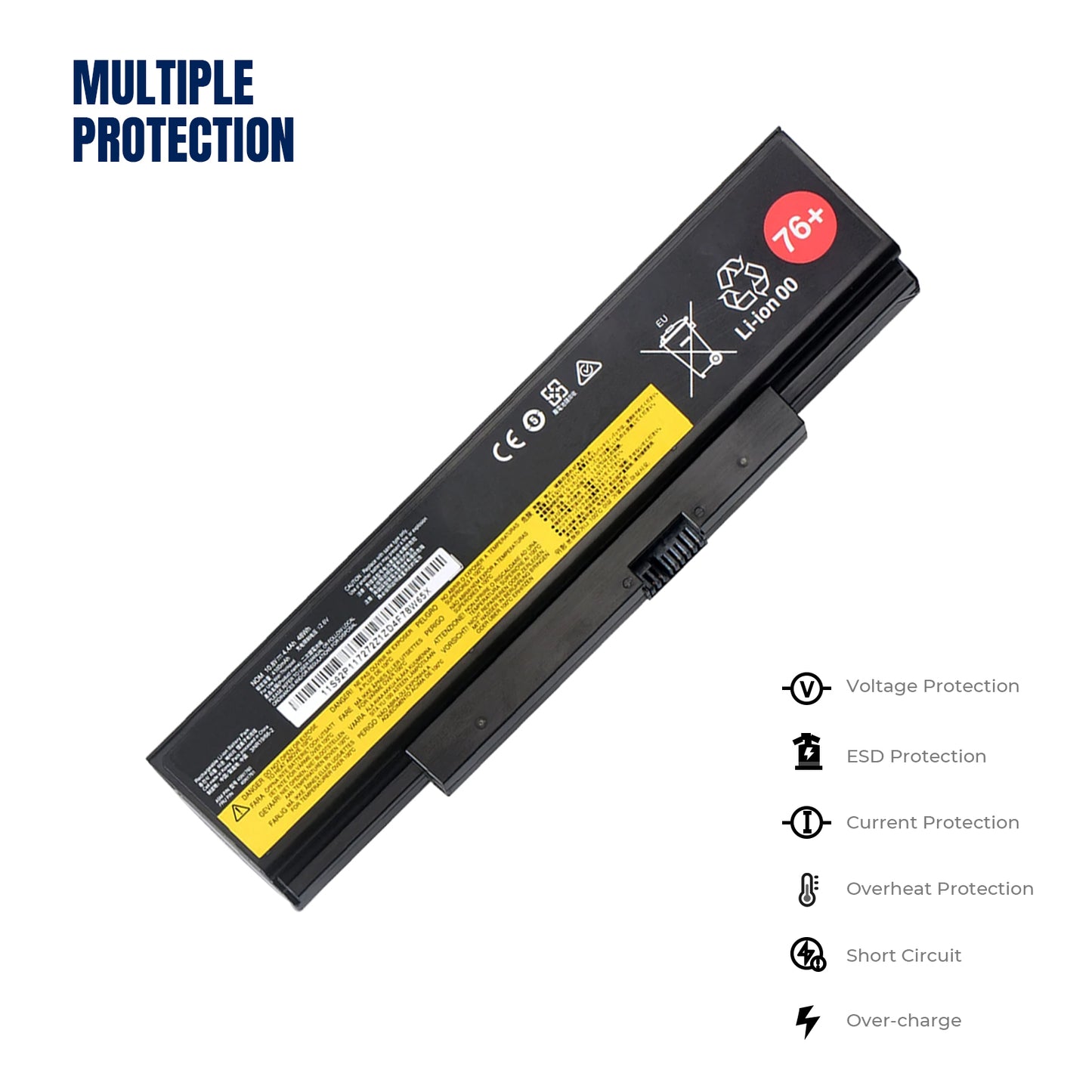 KELESY 45N1762 76+ Laptop Battery Compatible with Lenovo ThinkPad (Edge) E550 E550c E555 E560 E565 45N1758 45N1759 45N1760 45N1763