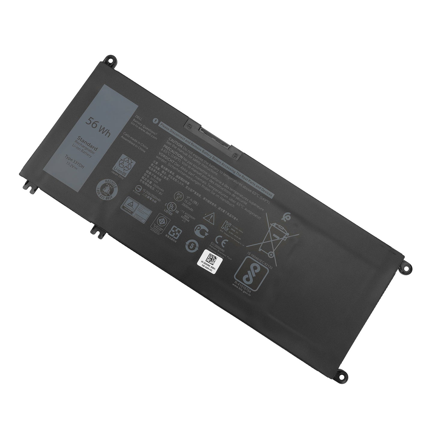 KELESY 33YDH Laptop Battery For DELL Inspiron 17 7778 7779 7773 15 7577 G3 15 3579 5587 17 3779 7588 P30E Series