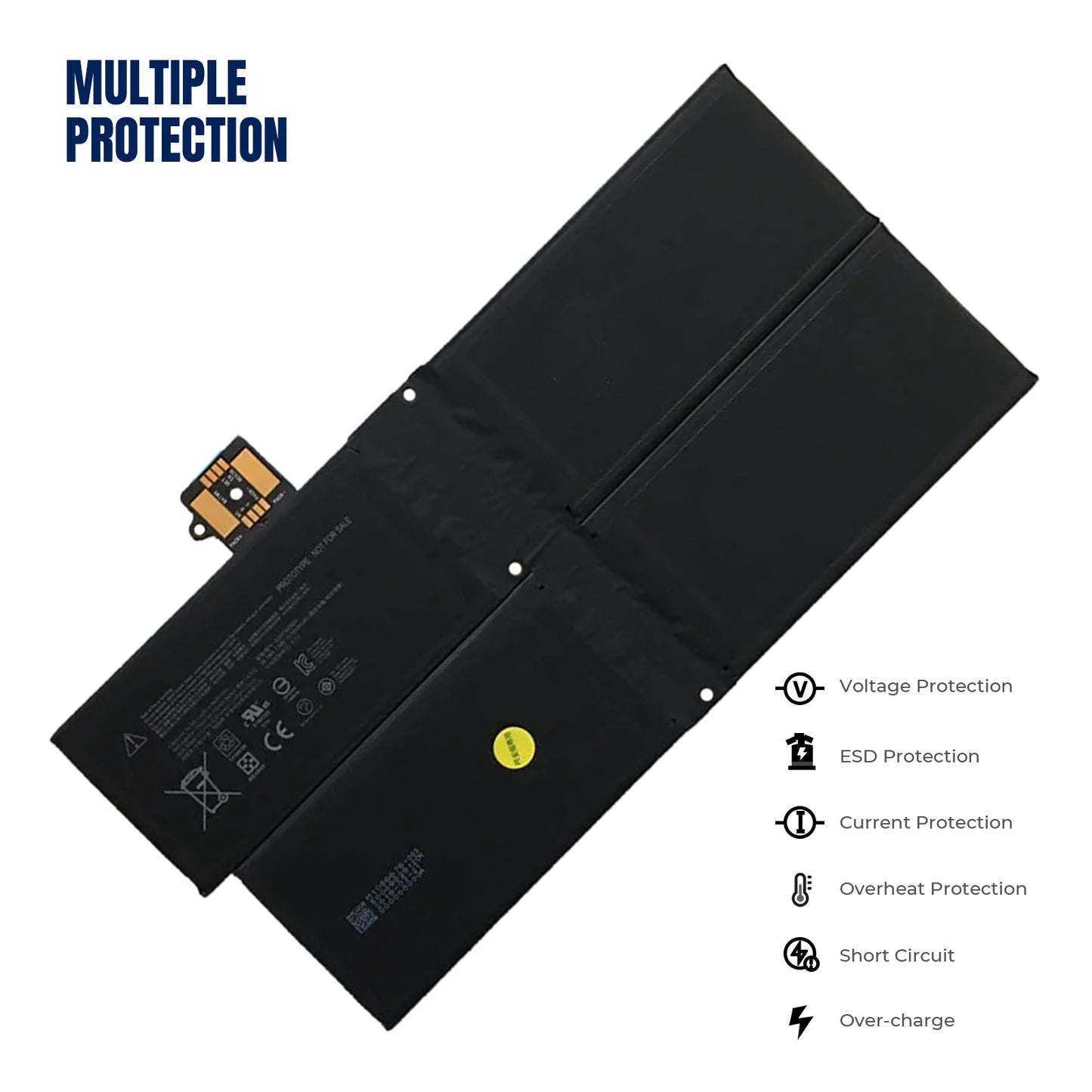KELESY Genuine Original G3HTA056H Laptop Battery For Microsoft Surface Pro X 1876 iFixit SQ1 3.0GHz MQ03