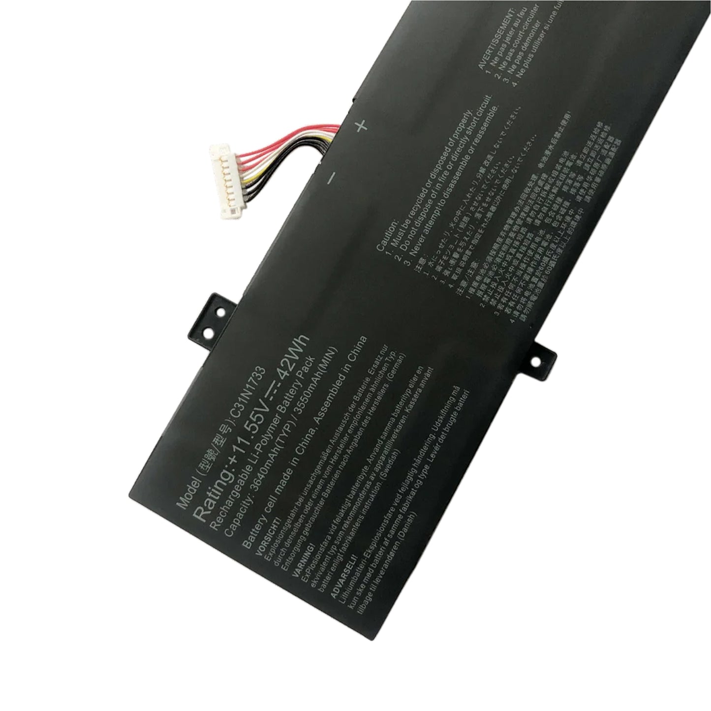 KELESY C31N1733 Battery for Asus VivoBook Flip 14 TP412U TP412UA 3ICP5/58/78 Series Notebook (11.55V 42Wh/3550mAh)