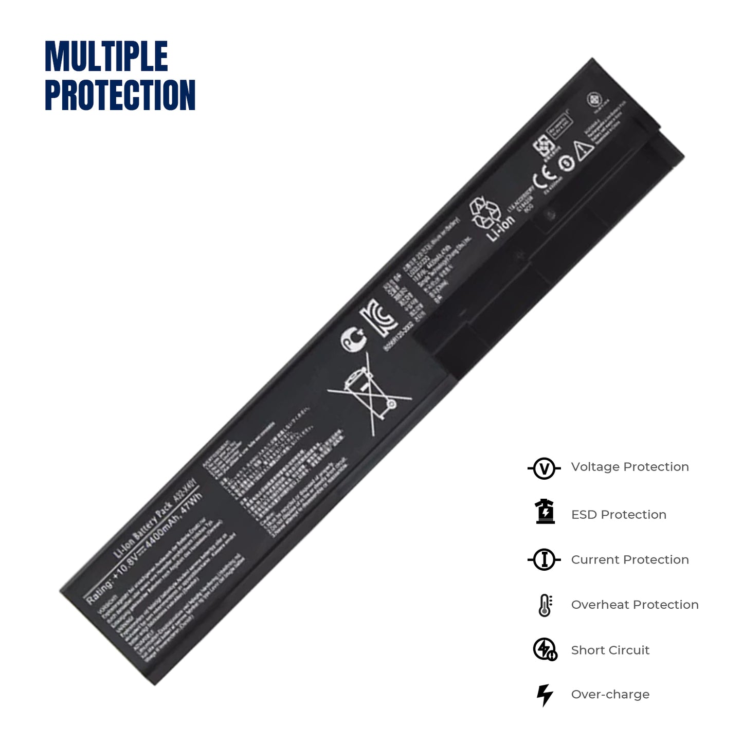 KELESY Battery for Asus X301A X301U X401 X401A X401U X501 X501A X501U A31-X401 A32-X401 A41-X401 A42-X401 6cell Battery for Asus