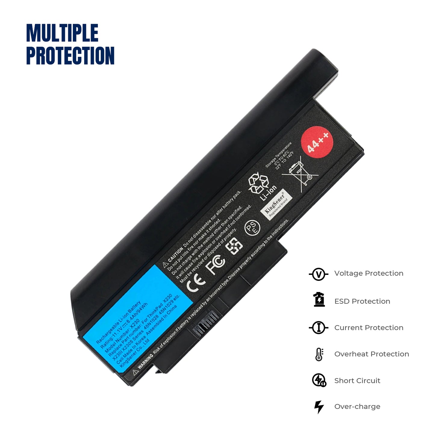 KELESY 8400mAh batería del ordenador portátil para Lenovo Thinkpad X230 X230I 45N1029 45N1028 45N1022 45N1021