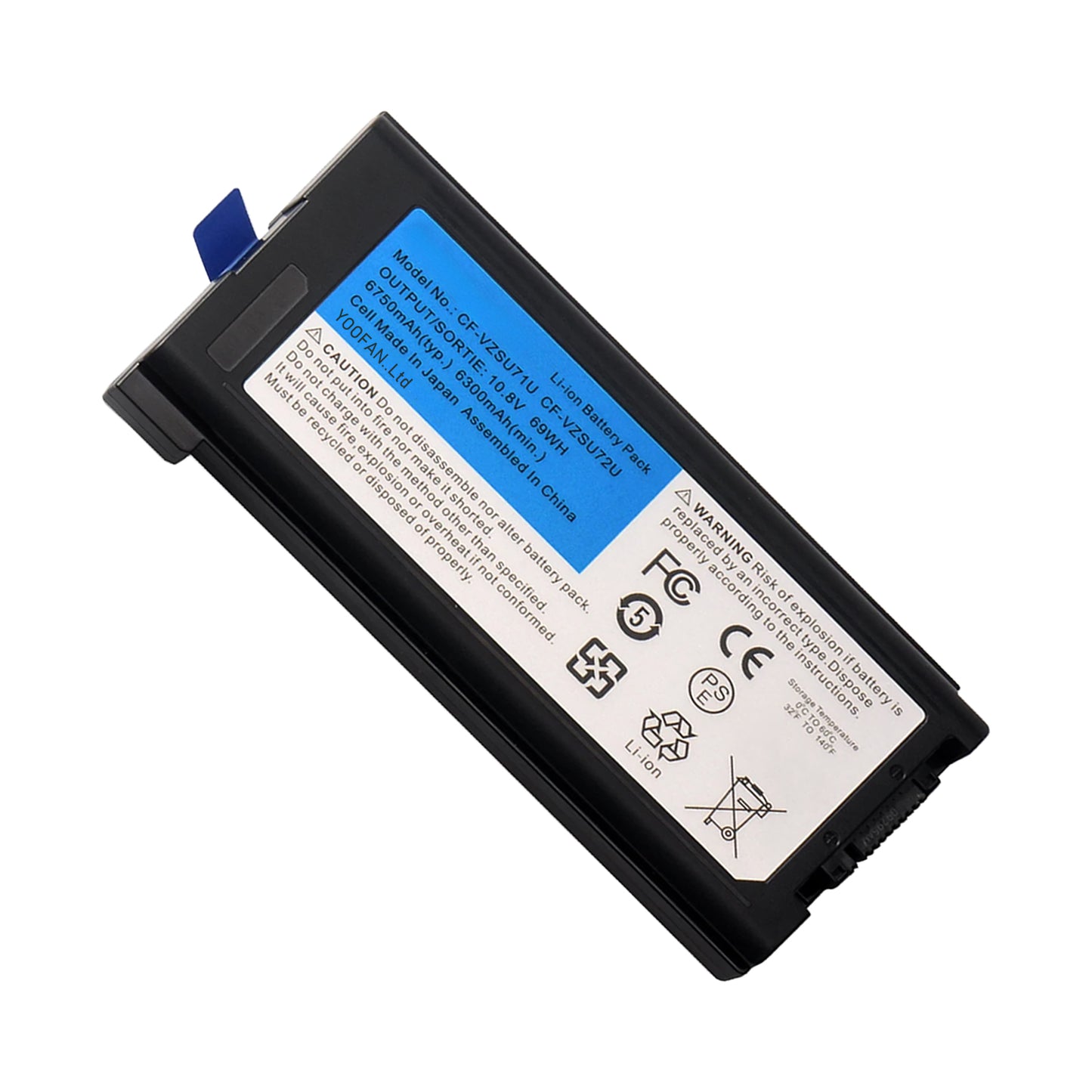 KELESY batería CF-VZSU72U para ordenador portátil, accesorio para Panasonic Toughbook, CF-VZSU71U, CF-30, CF-31, CF-53, 10,8 V