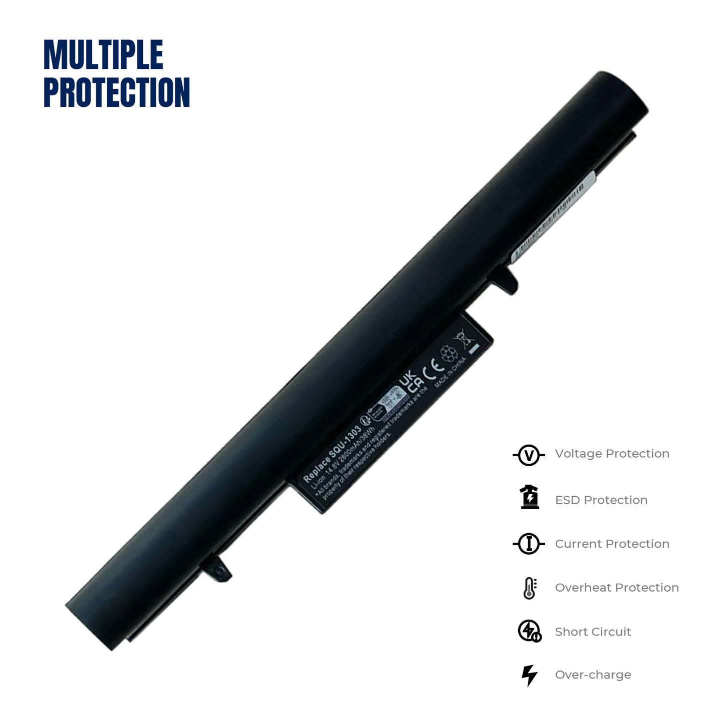 KELESY Batería de ordenador portátil CQB924, SQU-1201, SQU-1202, SQU-1303, 916T2232H,916Q2238H, 916Q2203 para FUJITSU Q480S-i5