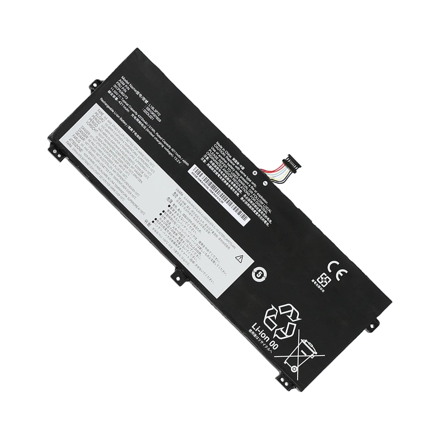 KELESY batería para ordenador portátil, pila para Lenovo ThinkPad X13 Yoga 1st Gen ThinkPad X390 Yoga Series L18S3P72 L19M3P71
