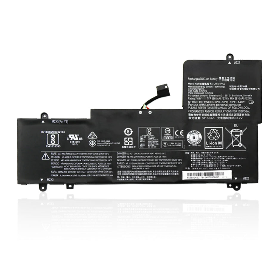 KELESY New L15M4PC2 L15L4PC2 Laptop Battery For Lenovo YOGA 710-14ISK,710-14IKB,710-15ISK,710-15IKB,5B10K90778,5B10K90802
