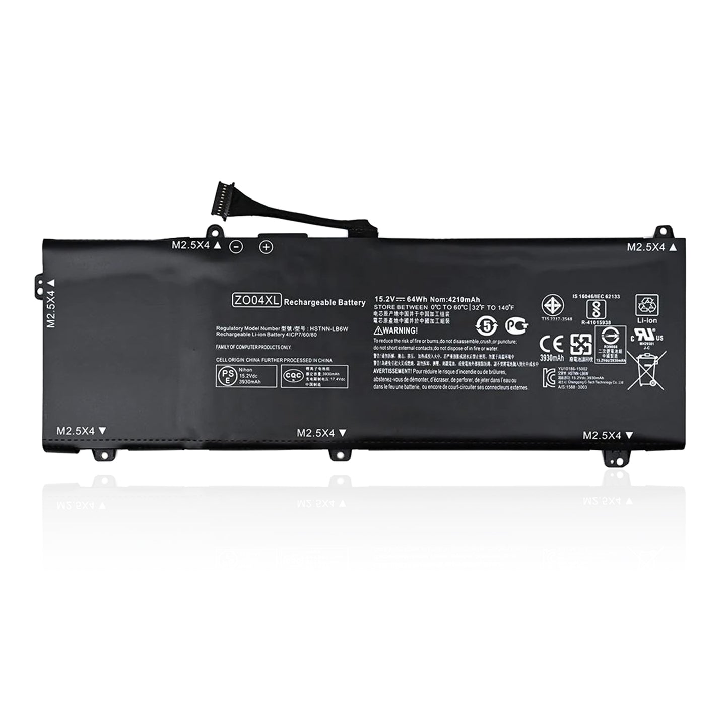 KELESY New Genuine Original ZO04XL 15.2V 64Wh Laptop Battery for HP ZBook Studio G3 G4 808450-001 808396-421 HSTNN-CS8C