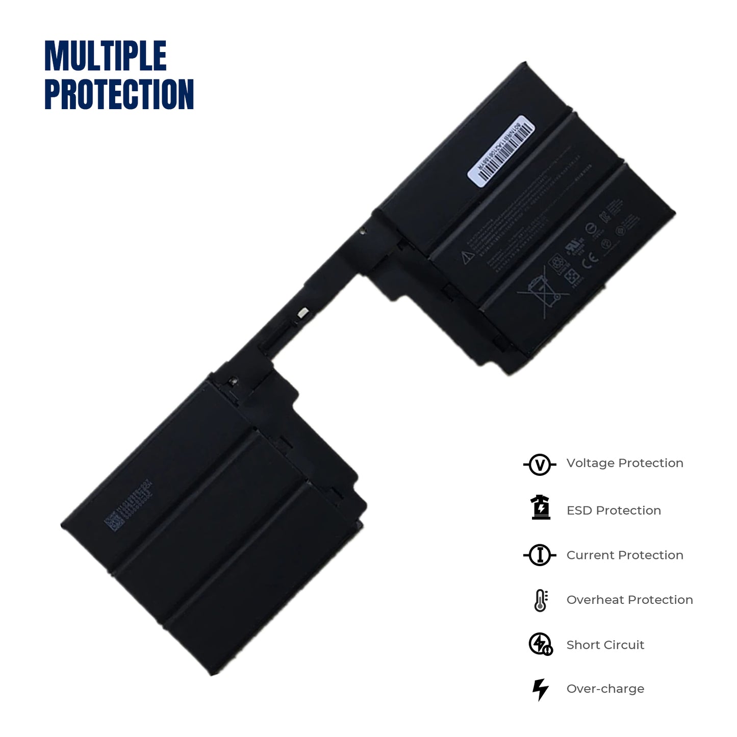KELESY G3HTA040H G3HTA041H Laptop Battery For Microsoft Surface Book 2 2nd Gen 15" 1793 Keyboard 11.36V 5473mAh