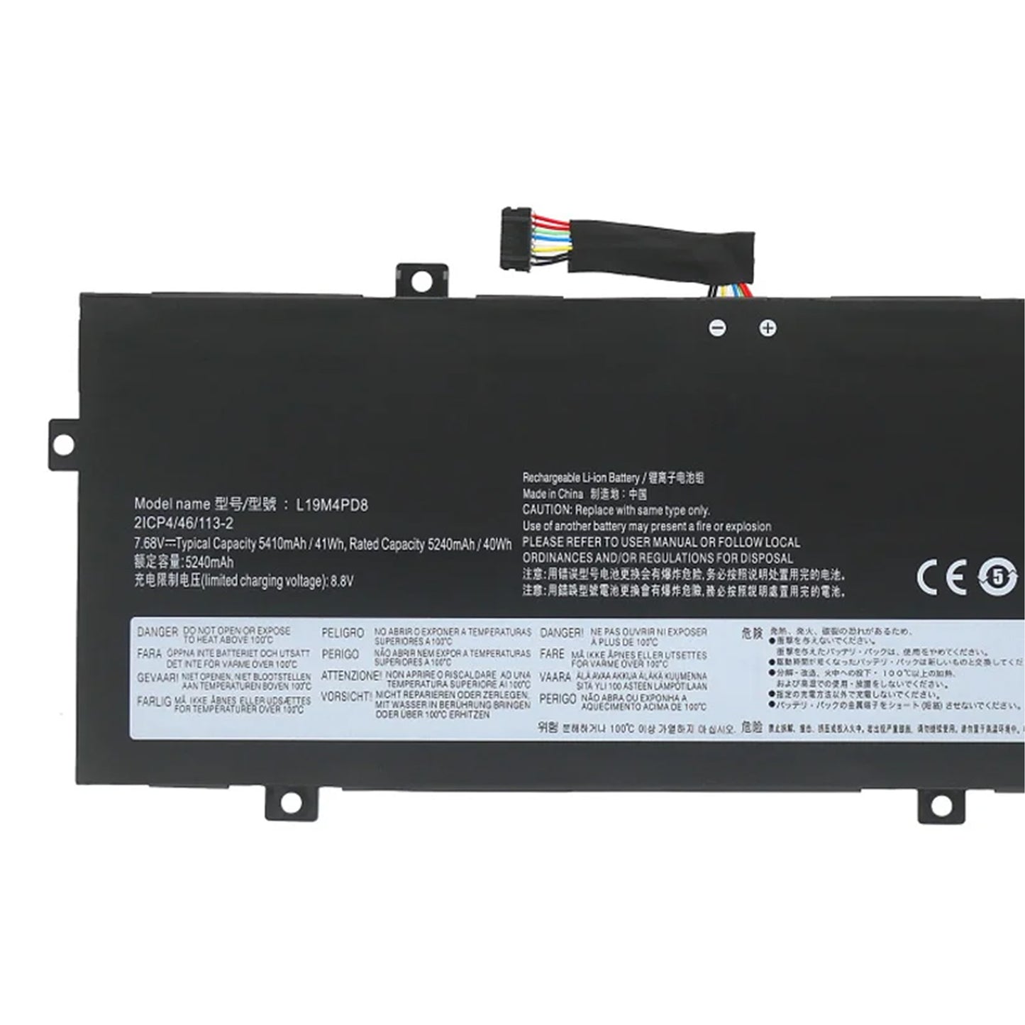 KELESY New L19M4PD8 Laptop Battery for Lenovo Yoga Duet 7-13IML05 2-in-1 IML 2020 2021 Series L19C4PD8 5B10X87836 SB10X87837