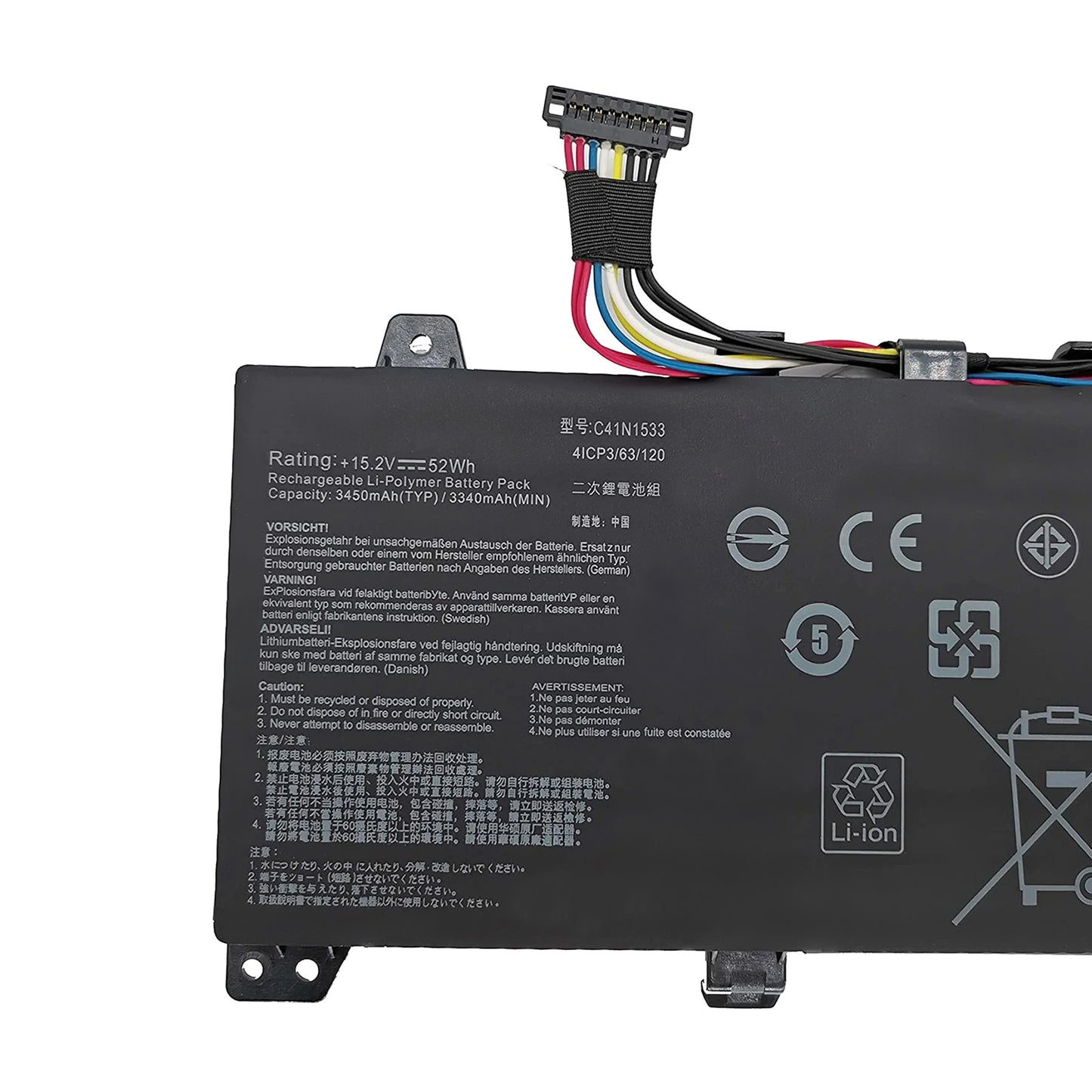 KELESY C41N1533 Laptop Battery For ASUS Zenbook Flip Q524U Q534U Q534UX UX560UQ UX560UX Series 0B200-02010300 15.2V 52WH
