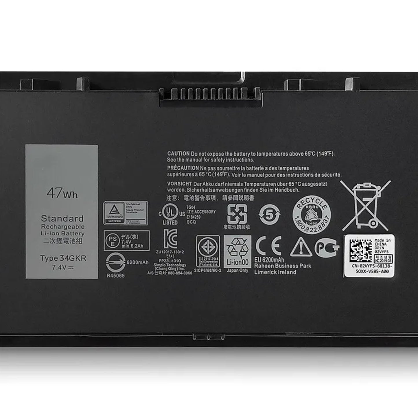 KELESY New 34GKR Laptop Battery For DELL Latitude E7420 E7440 E7450 V8XN3 G95J5 0909H5 0G95J5 5K1GW 3RNFD