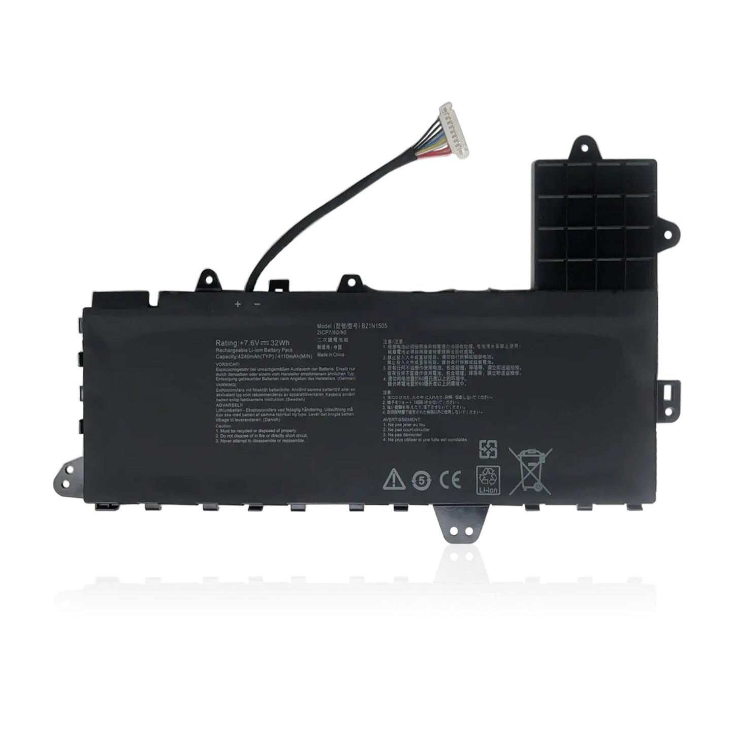 KELESY B21N1505-batería para ordenador portátil ASUS E402M, E402MA, E402S, E402B, E402N, E402NA, E402WA, E402SA