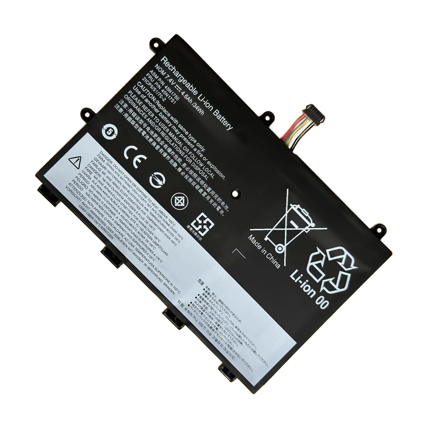 KELESY Baterías + herramientas para Lenovo Yoga, 4600mah, 11E, 45N1750, 45N1751, 45N1748, 45N1749, nuevas