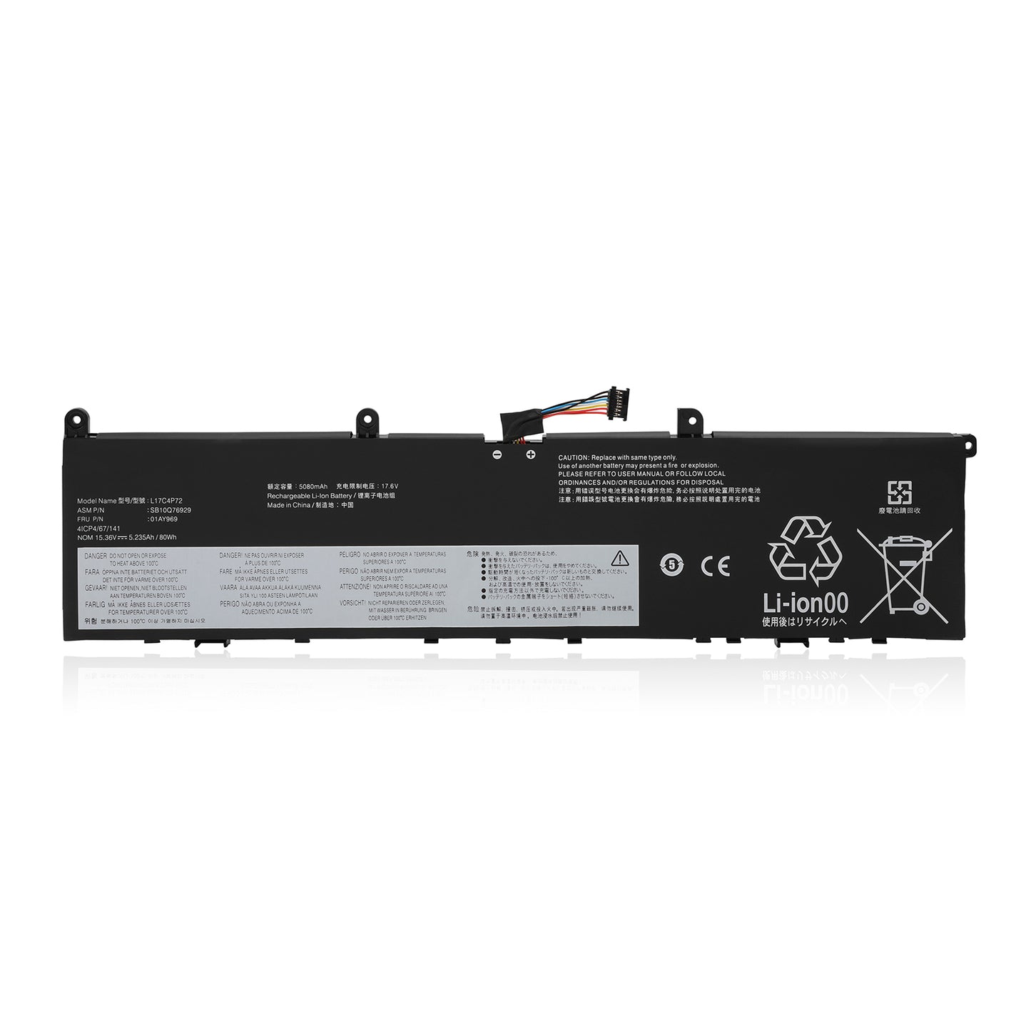 KELESY L17M4P72 L17C4P72 01YU911 Laptop Battery For Lenovo ThinkPad P1 GEN2-20QT 20MD,X1 EXTREME-20MG 01AY969 01AY968