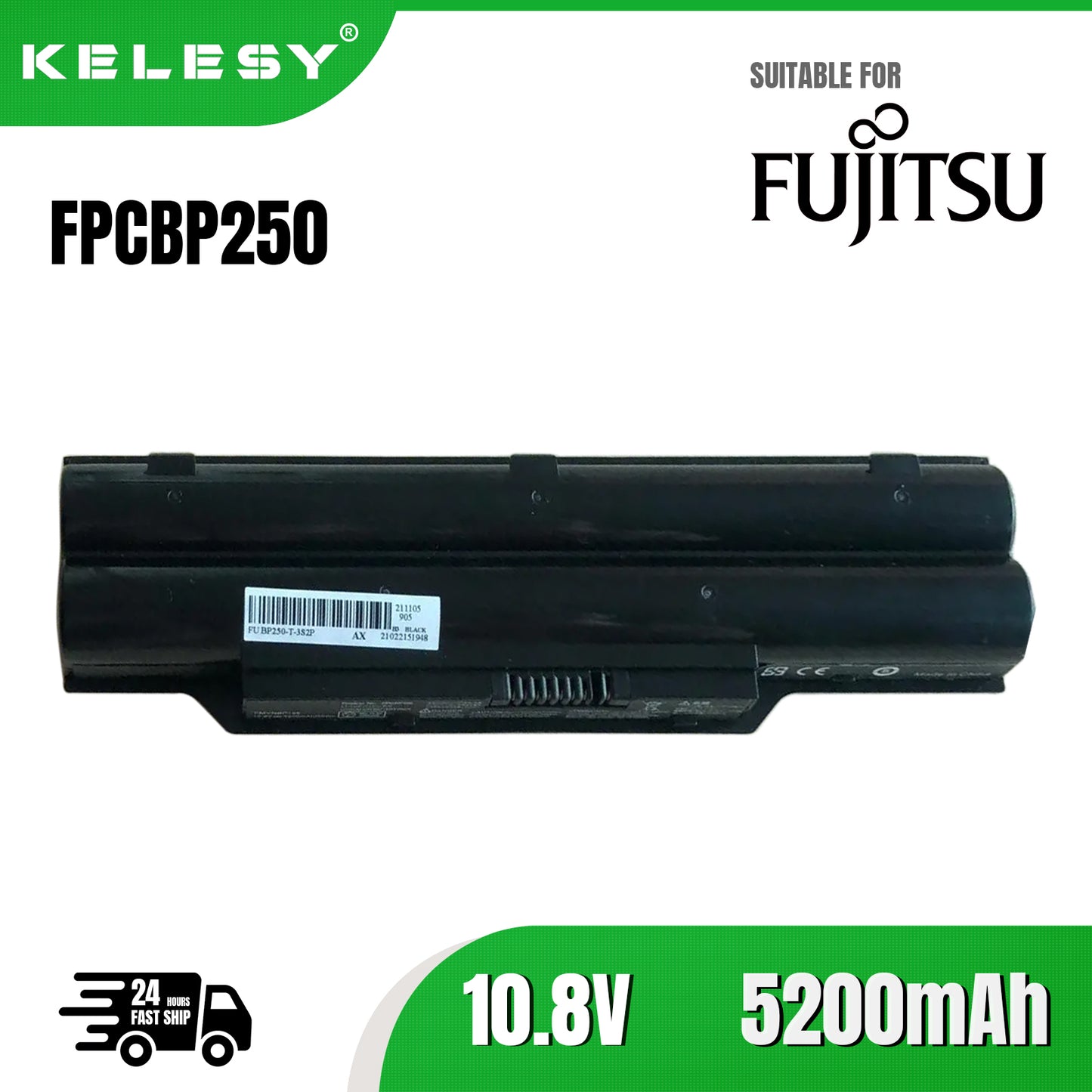 KELESY 6 celdas FMVNBP194 FPCBP250 batería del ordenador portátil para Fujitsu LifeBook A530 A531 AH42/E AH530 AH530/3A AH531
