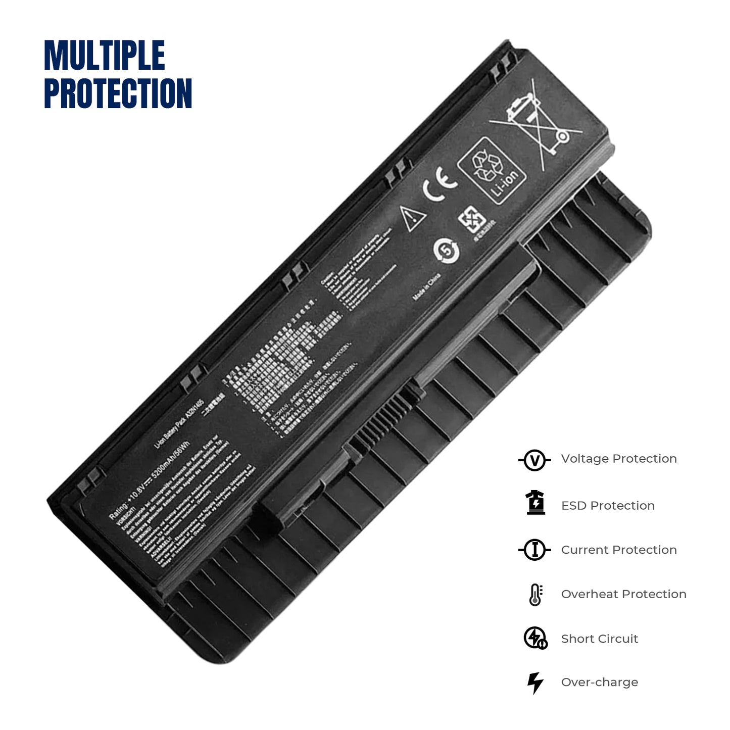 KELESY Laptop battery A32N1405 For Asus G551 G551J G551JK G551JM battery for laptop G771J G771JK N551J N551JW N551JM N551Z