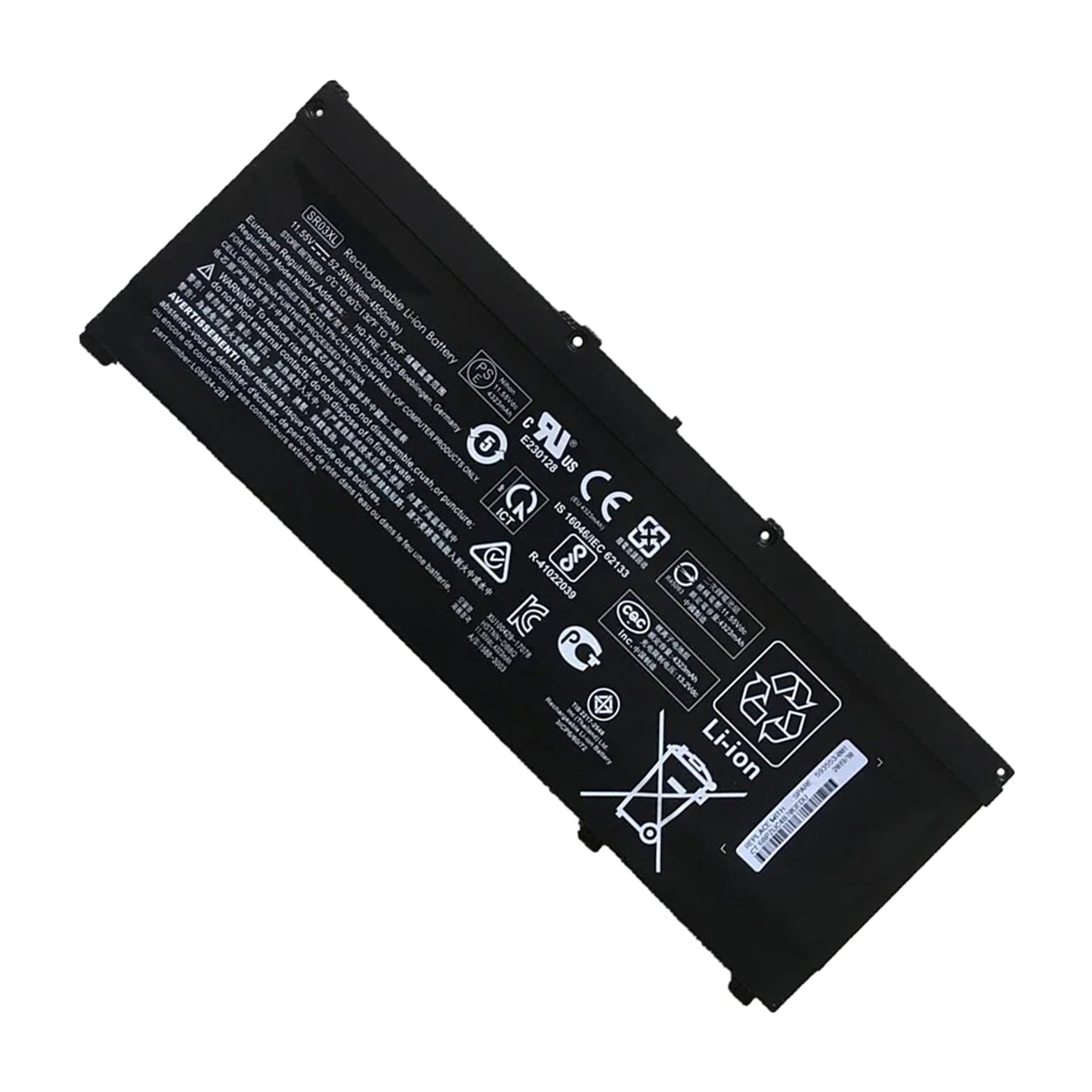KELESY Original SR03XL L08934-2B1 L08855-855 Laptop Battery For HP OMEN 15-CE,17-CB0052TX Pavilion Gaming 15-CX0096TX,CX0006NT
