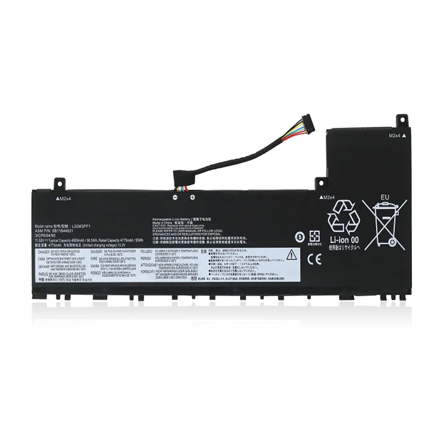 KELESY L20C3PF1 Laptop Battery For Lenovo Air14+ ACH/ITL 2021 L20M3PF1 L20L3PF1 L20D3PF0 11.52V 56.5Wh 4905mAh