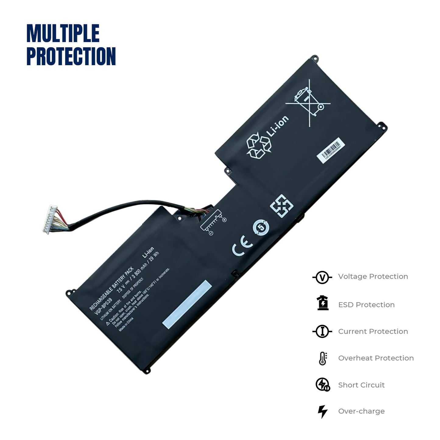 KELESY Batería de VGP-BPS39 para Sony VAIO SVT11213CXB SVT11215CGB/W SVT1121B4E SVT11224E SVT1122C5E SVT112A2WL Tap 11, 7,5 V