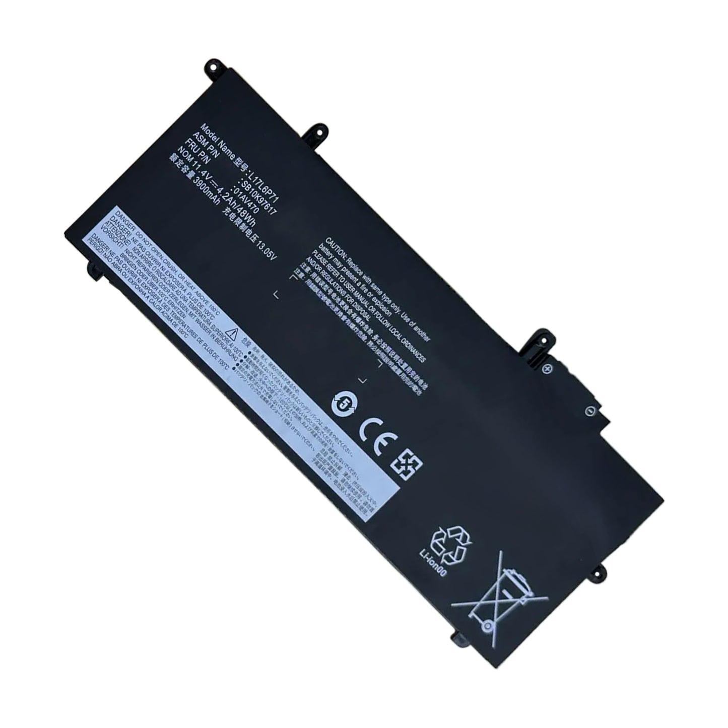 KELESY Batería Modelo L17L6P71 para ordenador portátil, pila para Lenovo ThinkPad X280 Series 01AV470 01AV471 01AV472 SB10K97617