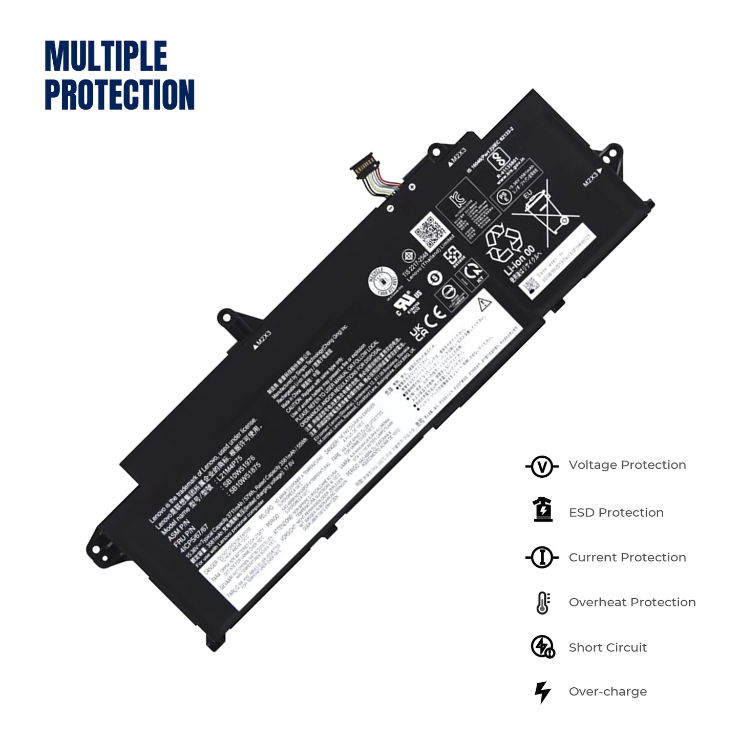 Аккумулятор для ноутбука KELESY L21L4P73 для Lenovo ThinkPad T14s Gen 3 Gen 4 21BR 21BS 21F8 21F9 серии 4ICP5/68/70 L21M4P75 L21B4P71