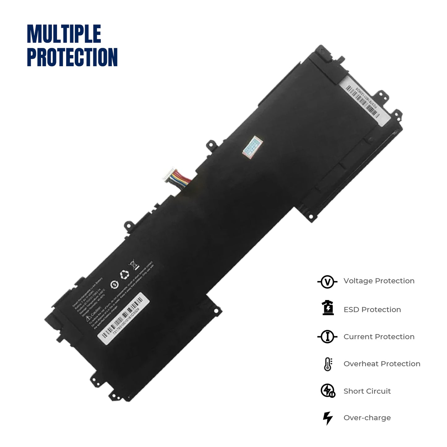 KELESY 7.4V 45WH TU131-TS63-74 TU131 Laptop Battery For DELL XPS13 8808 U13S881 U33X UX32K U731 TU131-TS63-74