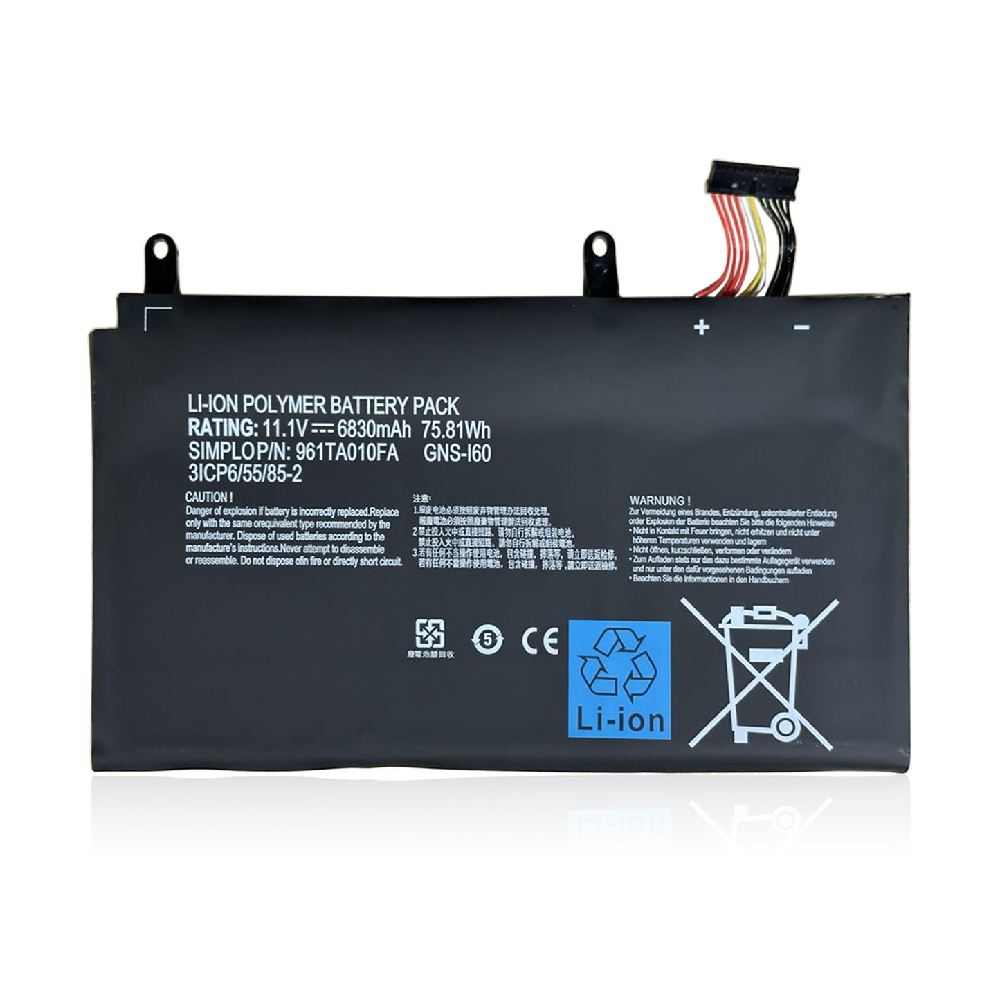 KELESY New GNS-I60 Laptop Battery For GIGABYTE P35K P37X P57X P35G P35N P35W P35X P37W P57W 961TA010FA 31CP6/55/85-2 GNS-160