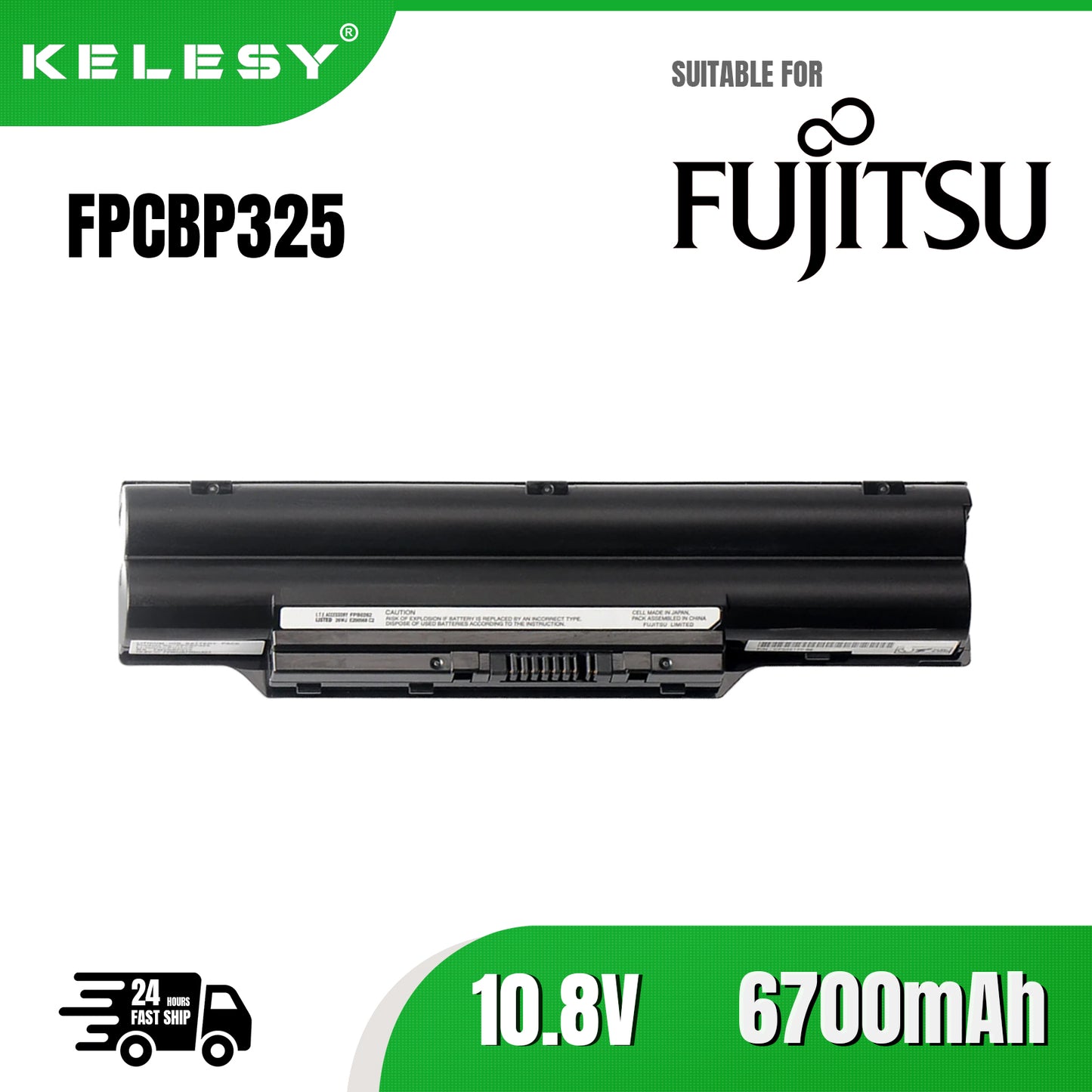 KELESY batería FPCBP325 de 10,8 V, 6700m para Fujitsu FMVNBP210 FMVNBP198 SH560 SH761 SH760 SH771 SH772 SH572 P702 P770
