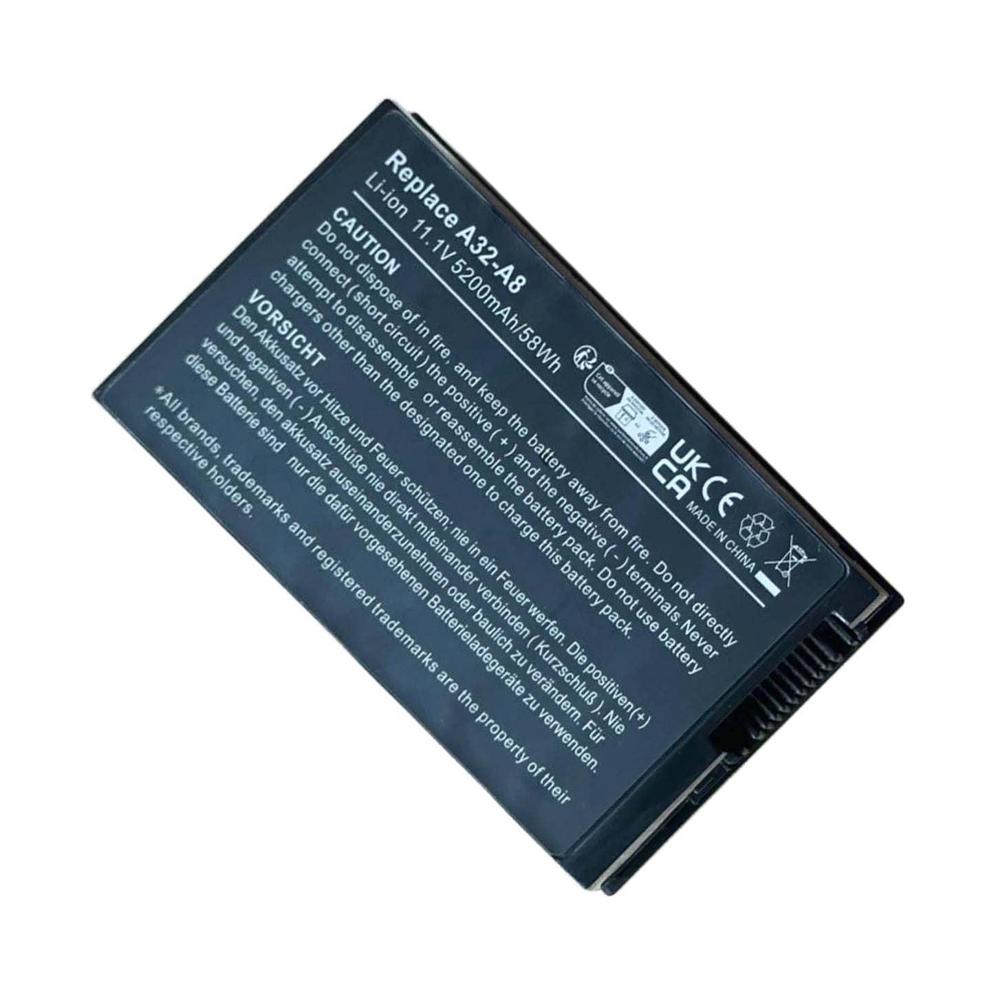 KELESY Batería de ordenador portátil para Asus A8, A8A, A8Dc, A8E, A8F, A8Fm, A8H, A8He, A8J, A8Jc, A8Je, A8Jm, A8Jp, A8Jr