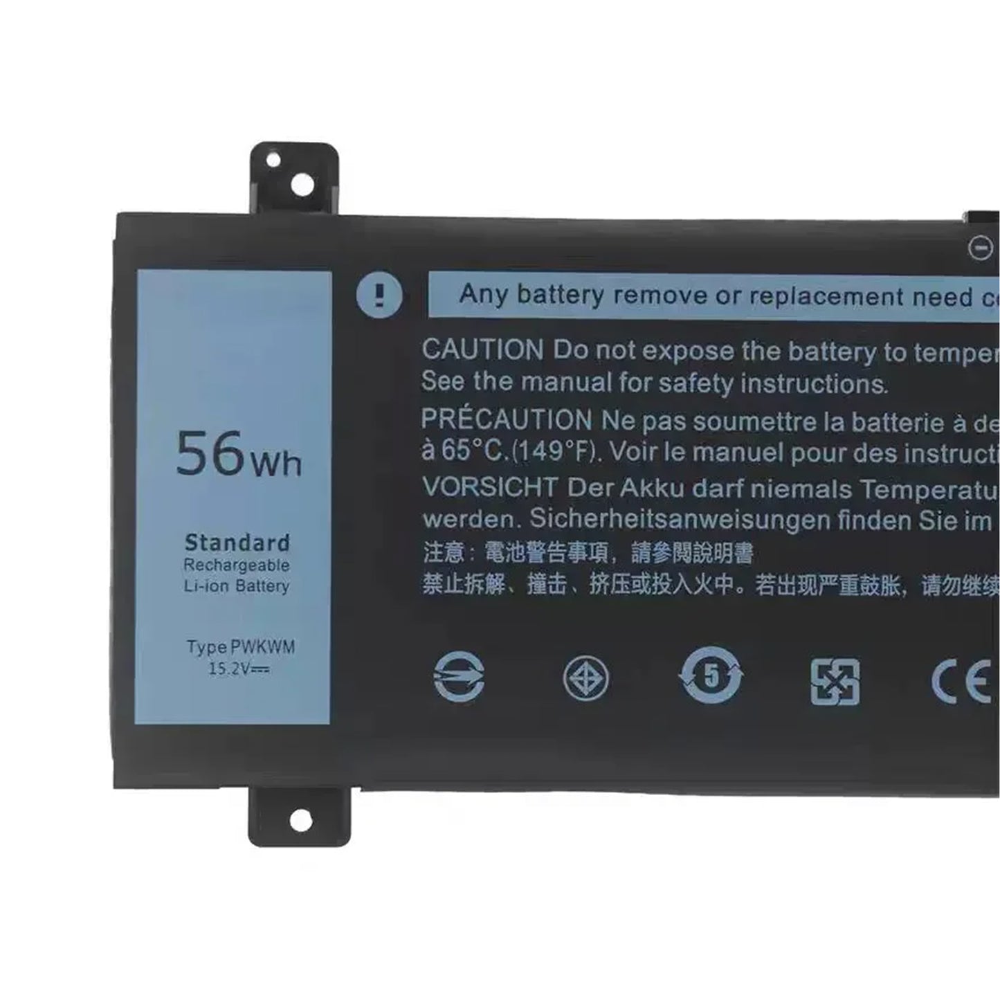 KELESY NEW Original 15.2V 56Wh PWKWM Laptop battery for Dell Inspiron 14 7000 14 7466 7467 P78G Series Batteries