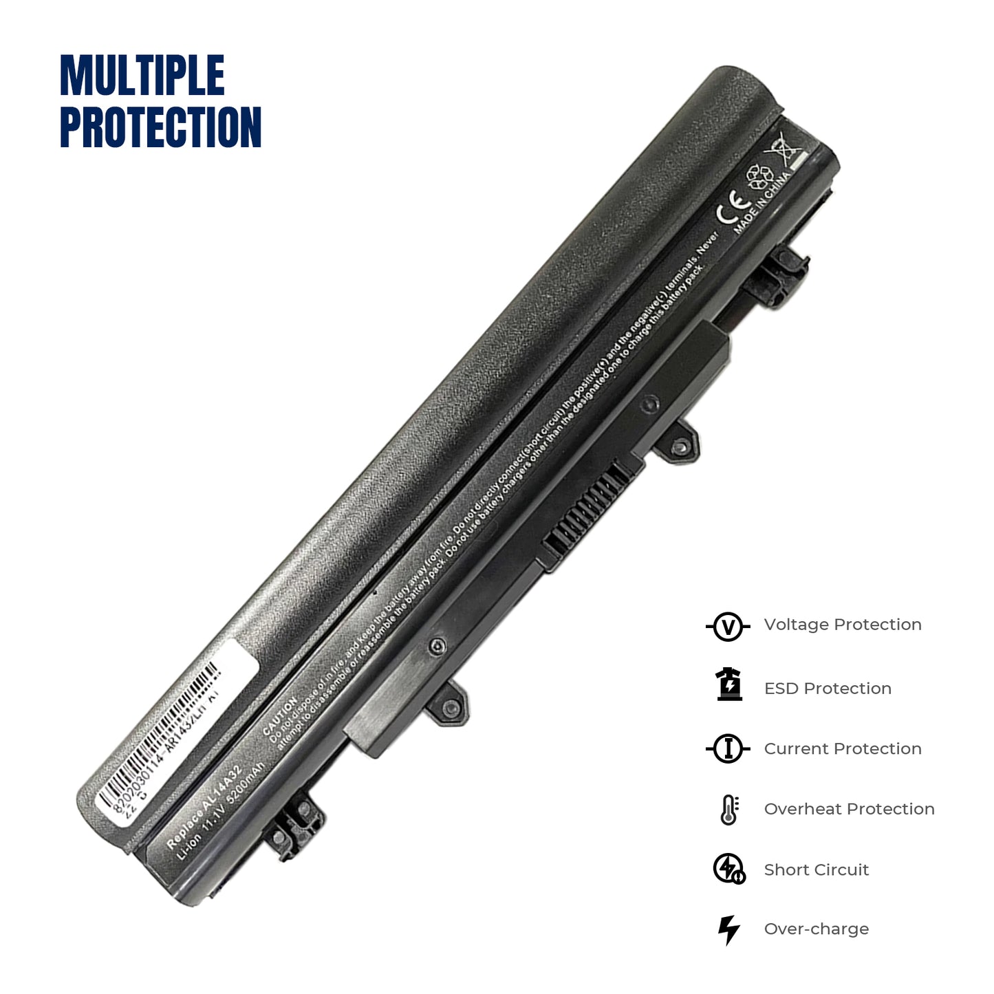 KELESY AL14A32 Laptop Battery For Acer Aspire E1-571 E1-571G E5-421 E5-471 E5-511 E5-571 E5-531 E5-571P E5-521 E5-551G V3-472