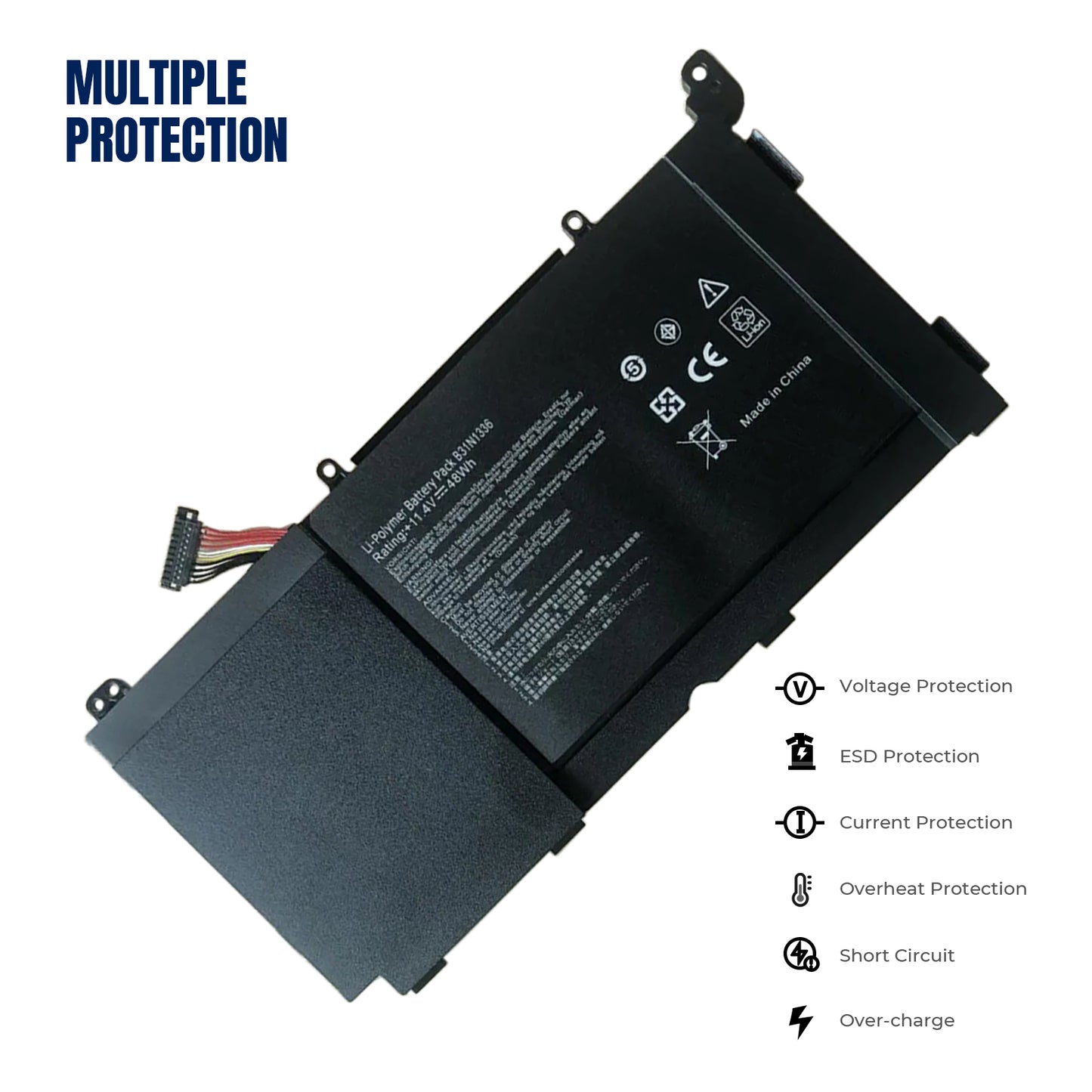 KELESY New B31N1336 C31-S551 Laptop Battery for ASUS VivoBook S551 S551LB S551LA R553L R553LN R553LF K551LN V551 V551LA