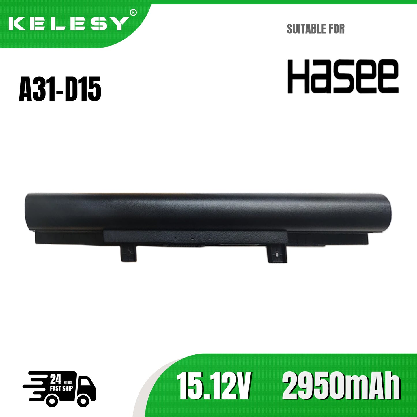 KELESY A41-D15 de batería para portátil, A31-D15 para Medion erazer p6661 Akoya E6422 E6412T, A32-D15