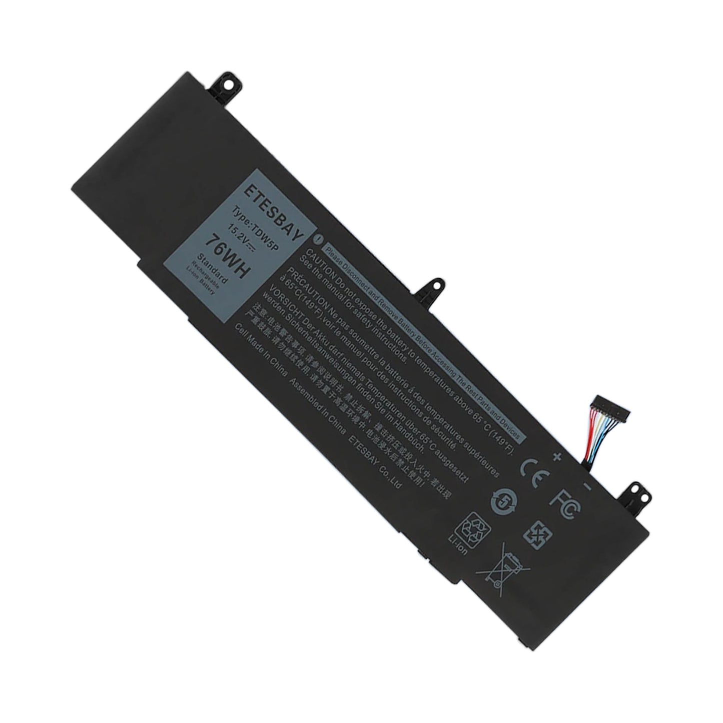 KELESY TDW5P Laptop Battery For Dell Alienware 13 R3 ALW13C-D1738 D2718 D2728 D2738 D2838 D2508 D2503S D2506S D2715S Series