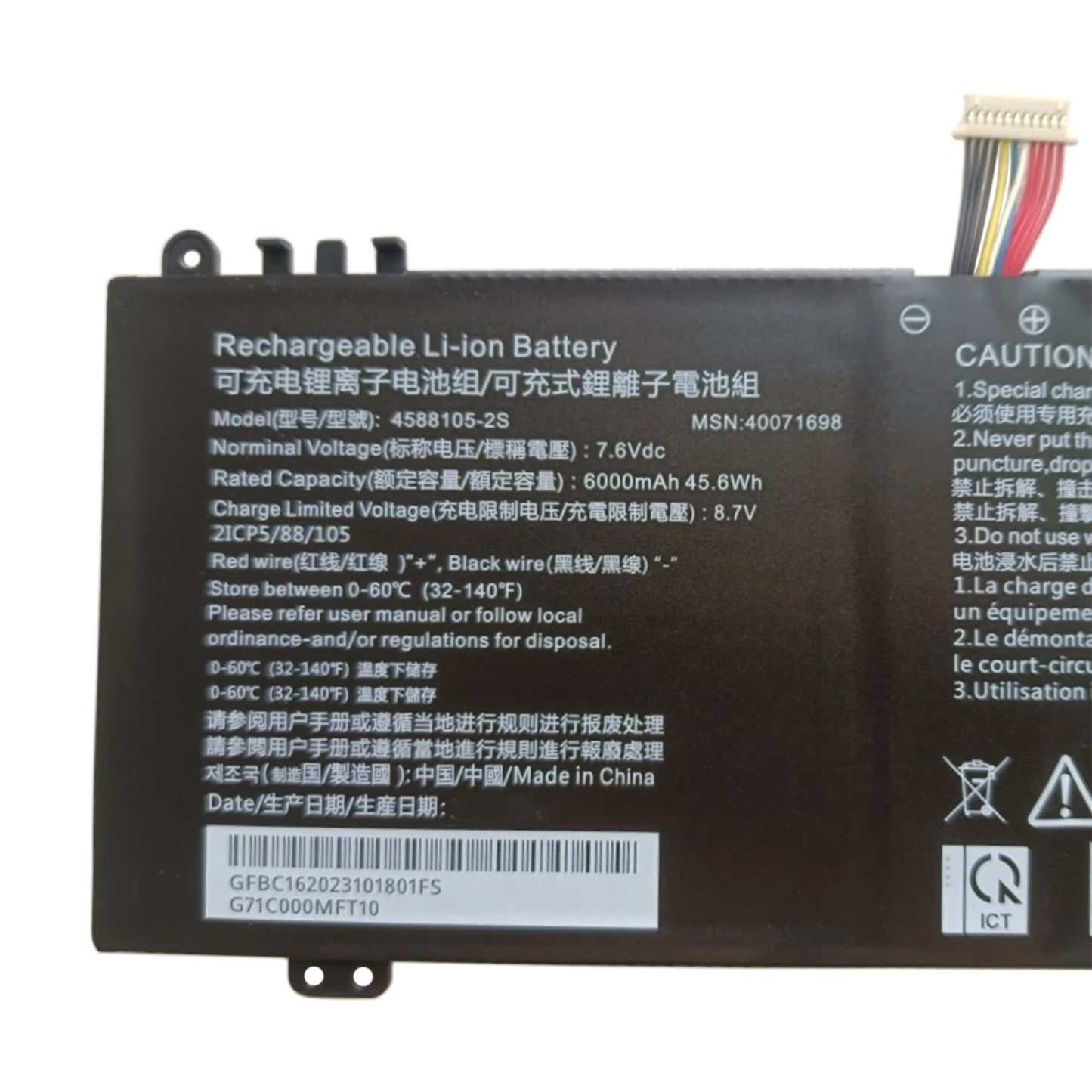 KELESY Batería Para Medion Akoya E15403, 4588105-2S, para Dynabook Satellite Pro, C50-E-105, C50D-B-10D, C50D-B-10E